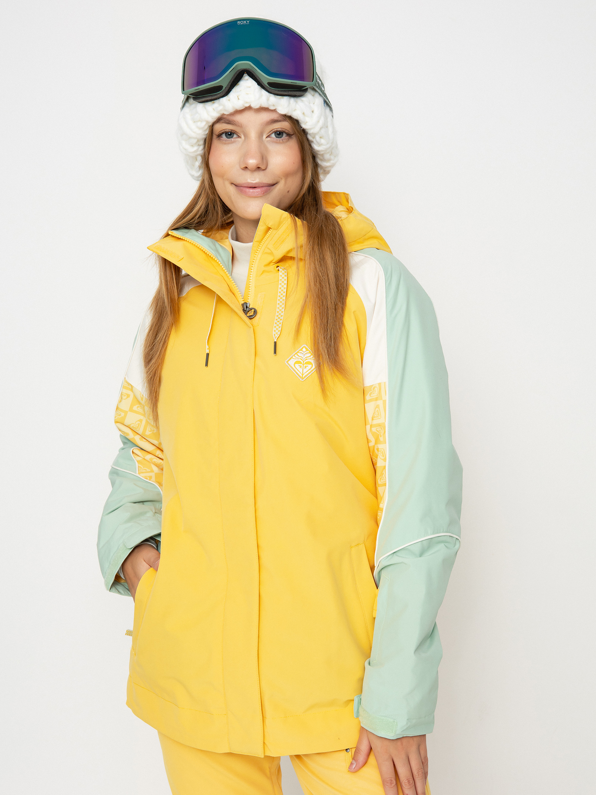 Dámska Snowboardová bunda Roxy Highridge (sunset gold)
