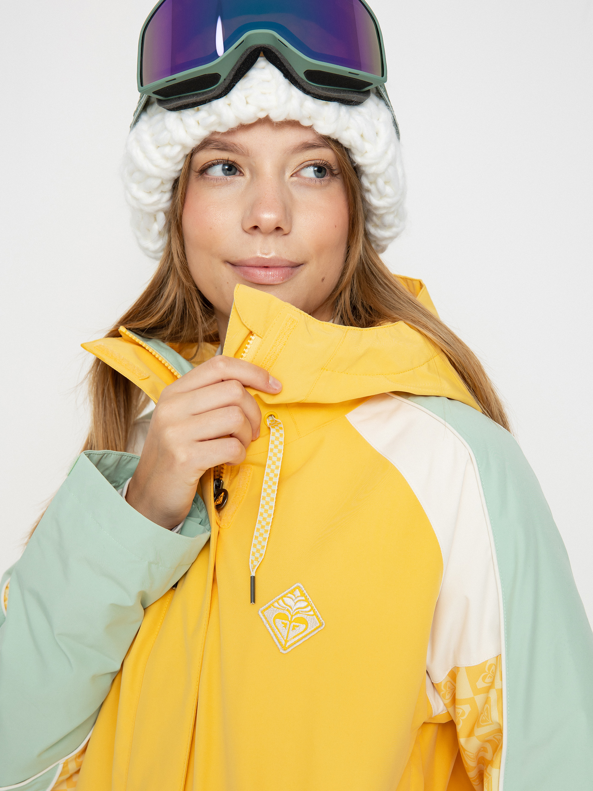 Dámska Snowboardová bunda Roxy Highridge (sunset gold)