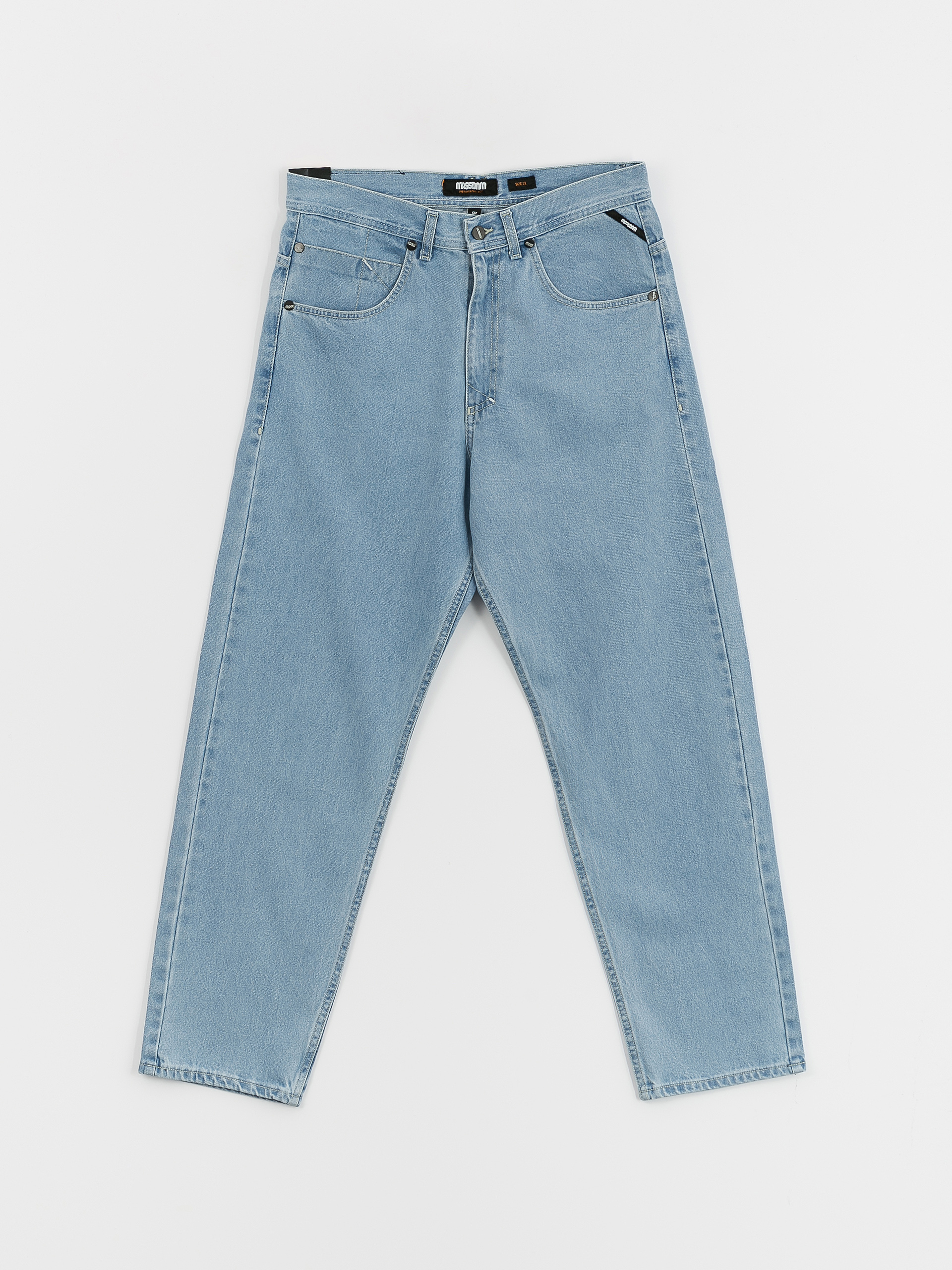 Nohavice MassDnm Slang Jeans Baggi Fit (Light Blue Stone Wash)