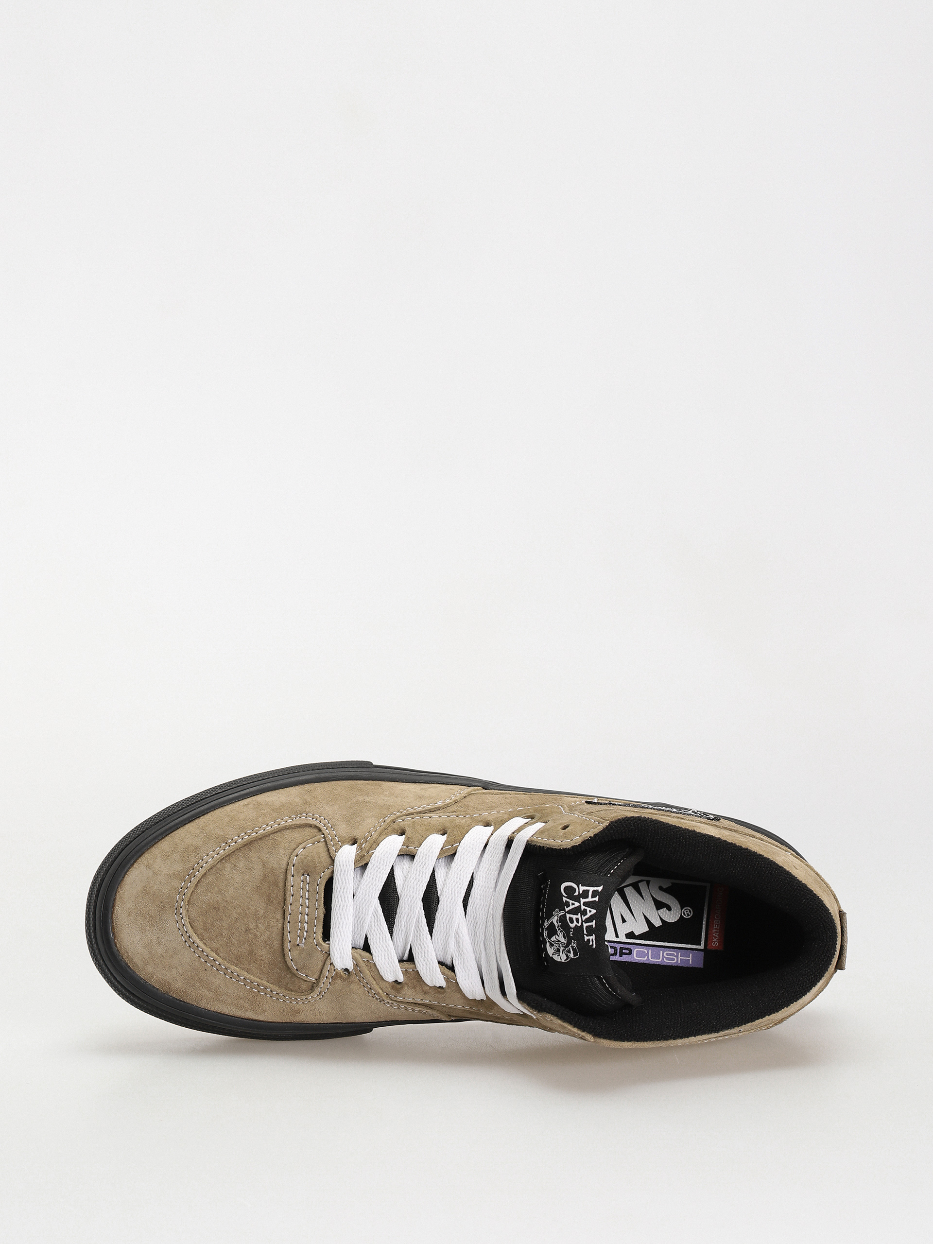 Topánky Vans Skate Half Cab (pig suede olive/black)