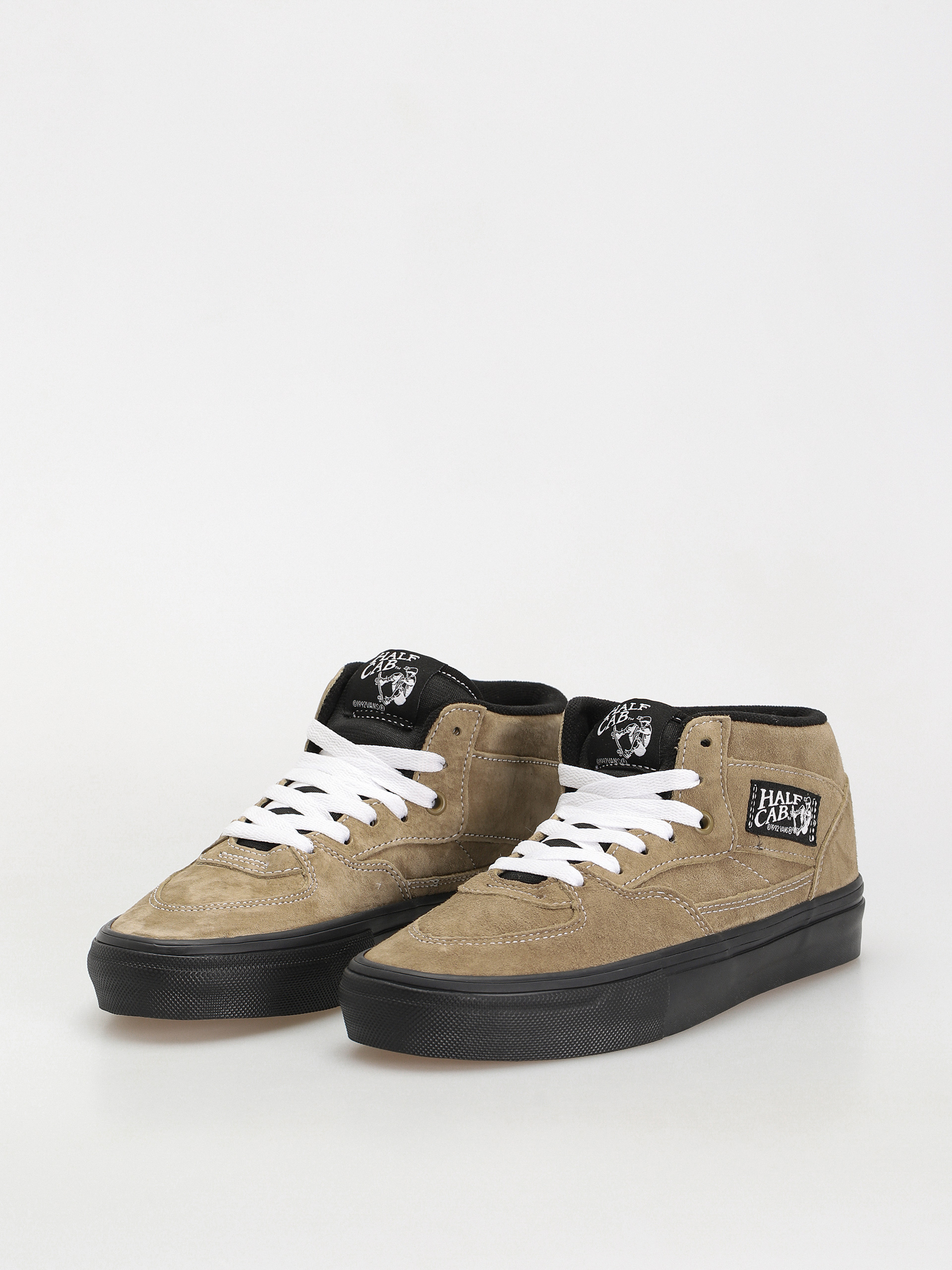 Topánky Vans Skate Half Cab (pig suede olive/black)