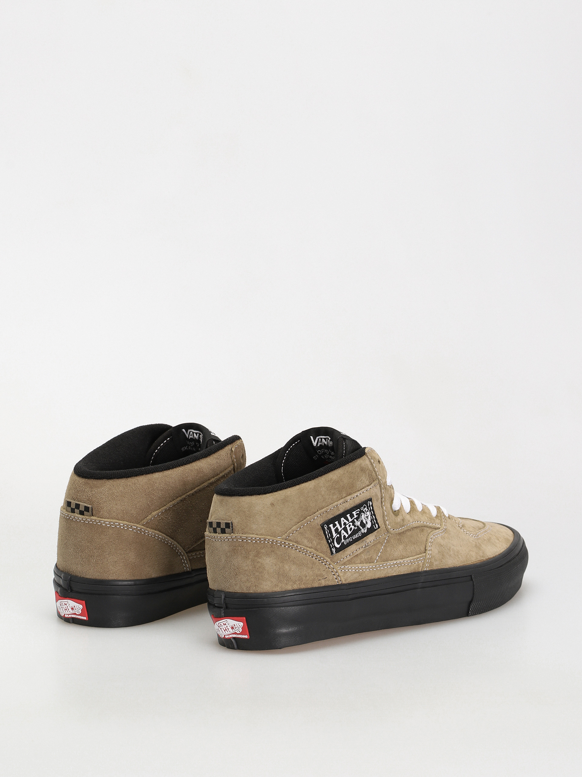 Topánky Vans Skate Half Cab (pig suede olive/black)