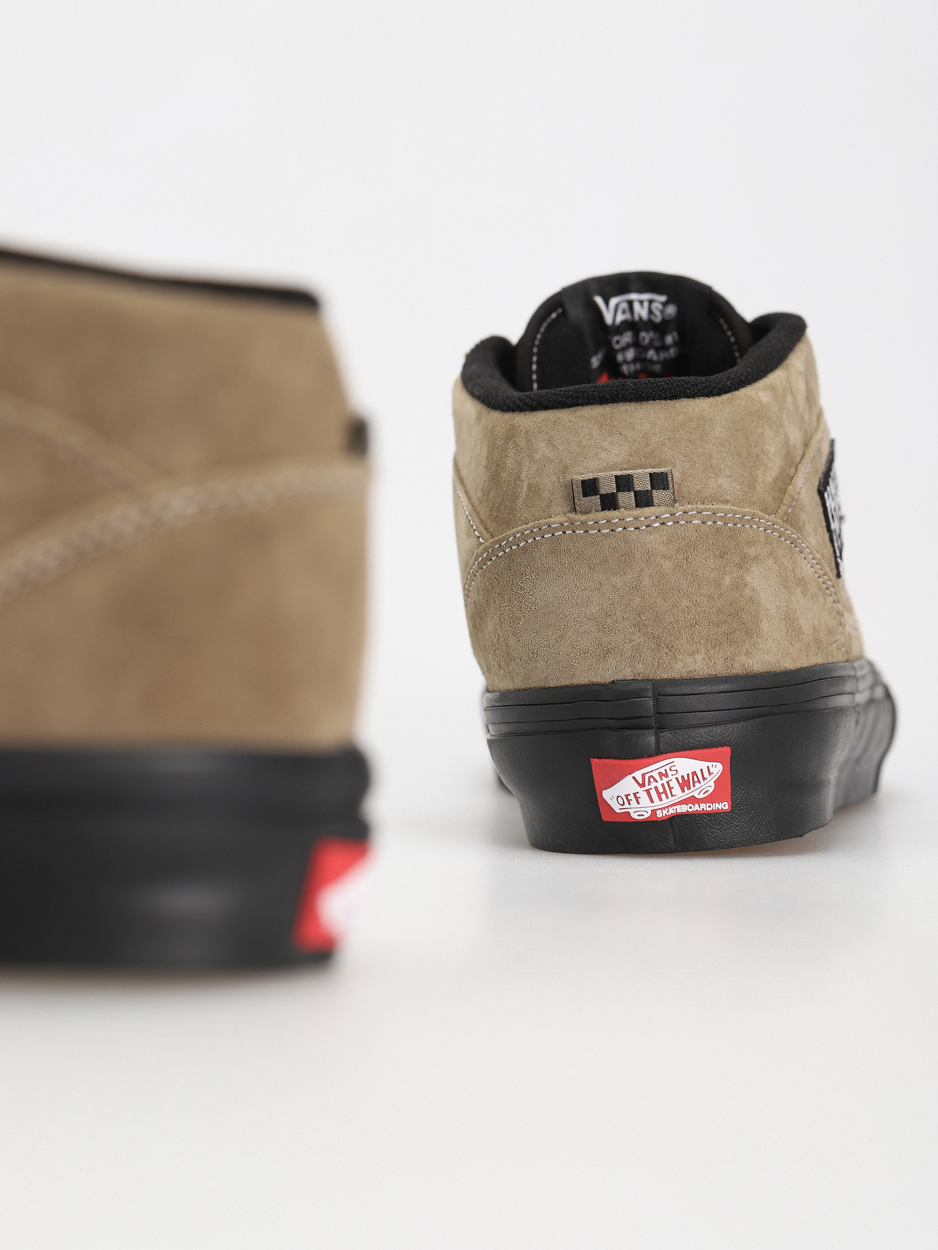 Topánky Vans Skate Half Cab (pig suede olive/black)