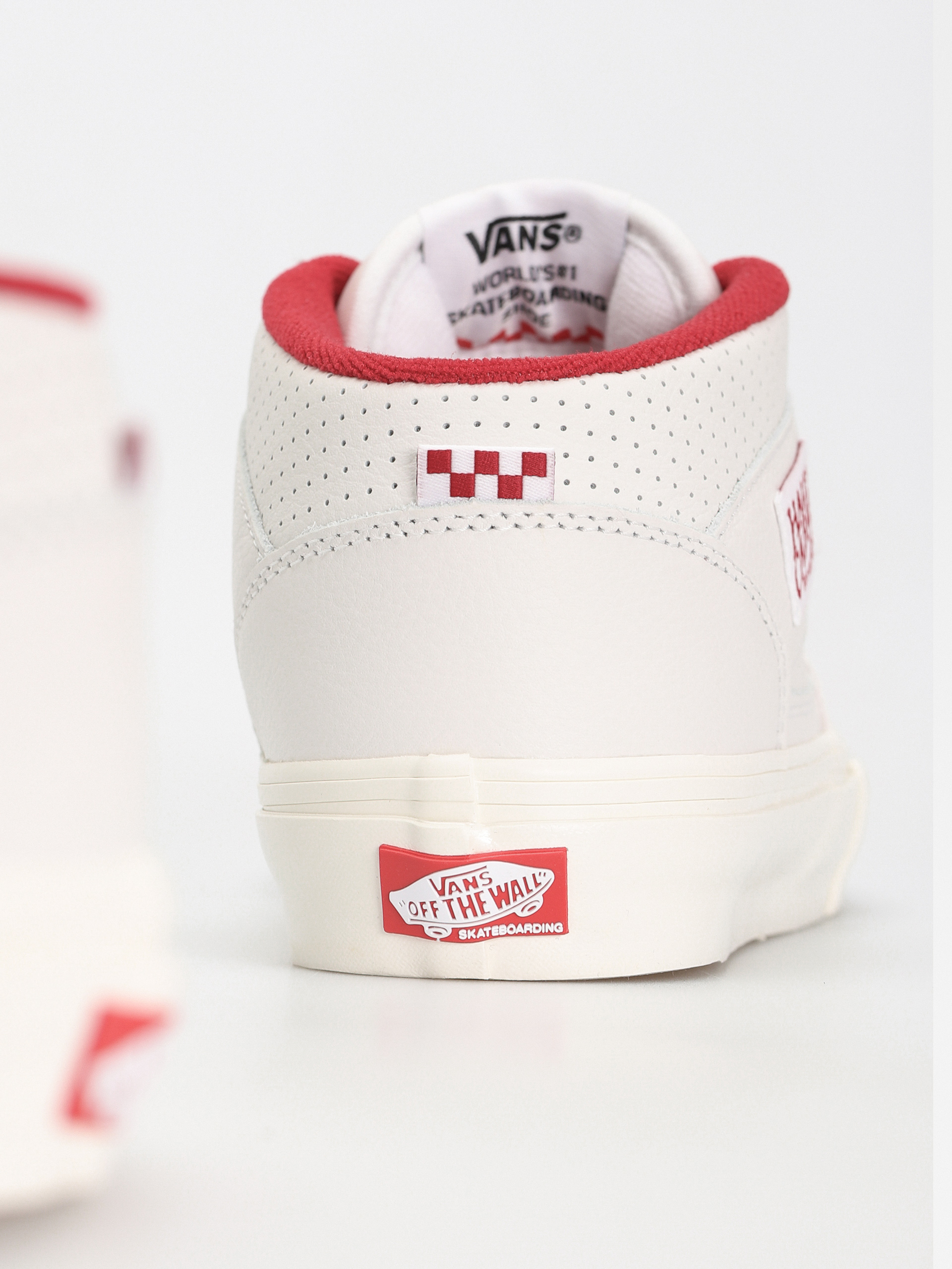 Topánky Vans Skate Half Cab (vintage sport white/red)