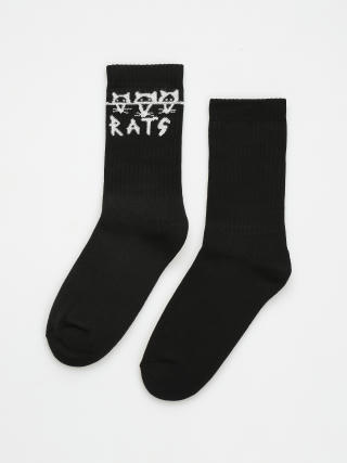 Ponožky Malita Rats (black/white)