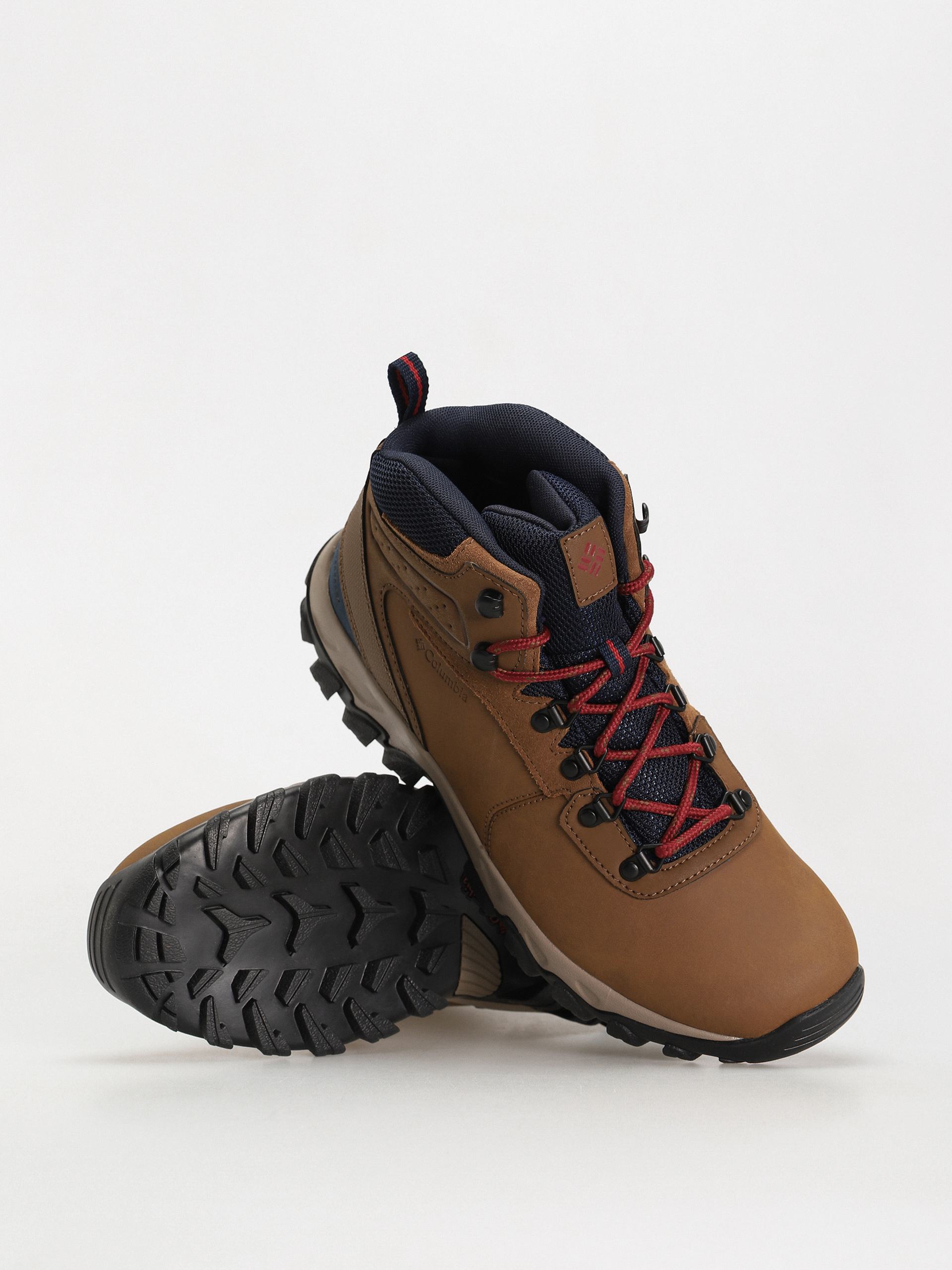 Topánky Columbia Newton Ridge Plus II Waterproof (light brown/red velvet)