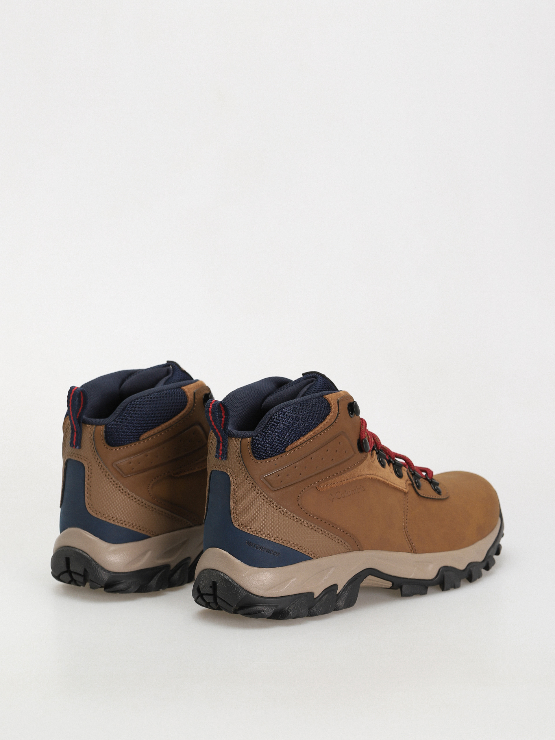 Topánky Columbia Newton Ridge Plus II Waterproof (light brown/red velvet)