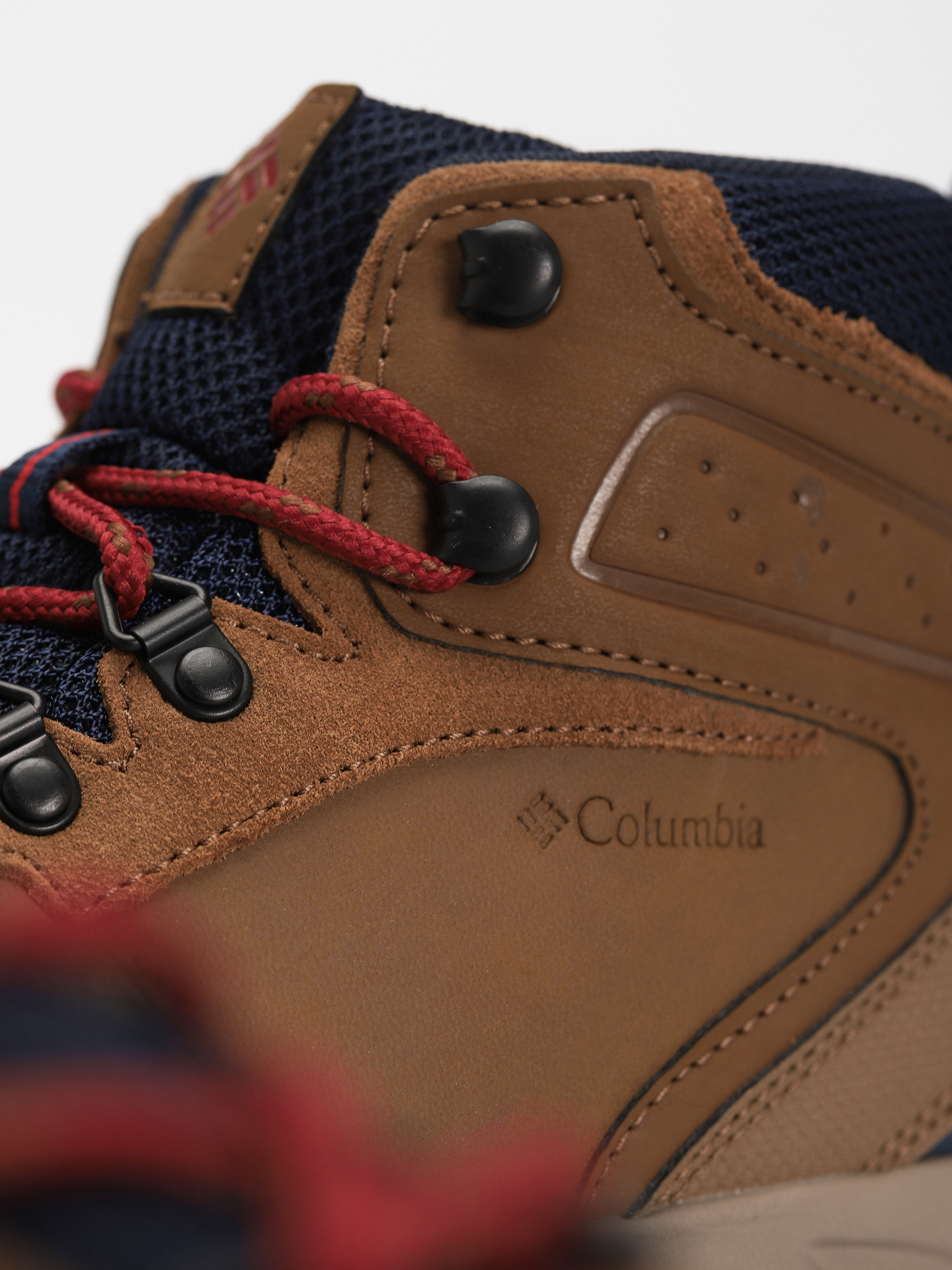 Topánky Columbia Newton Ridge Plus II Waterproof (light brown/red velvet)