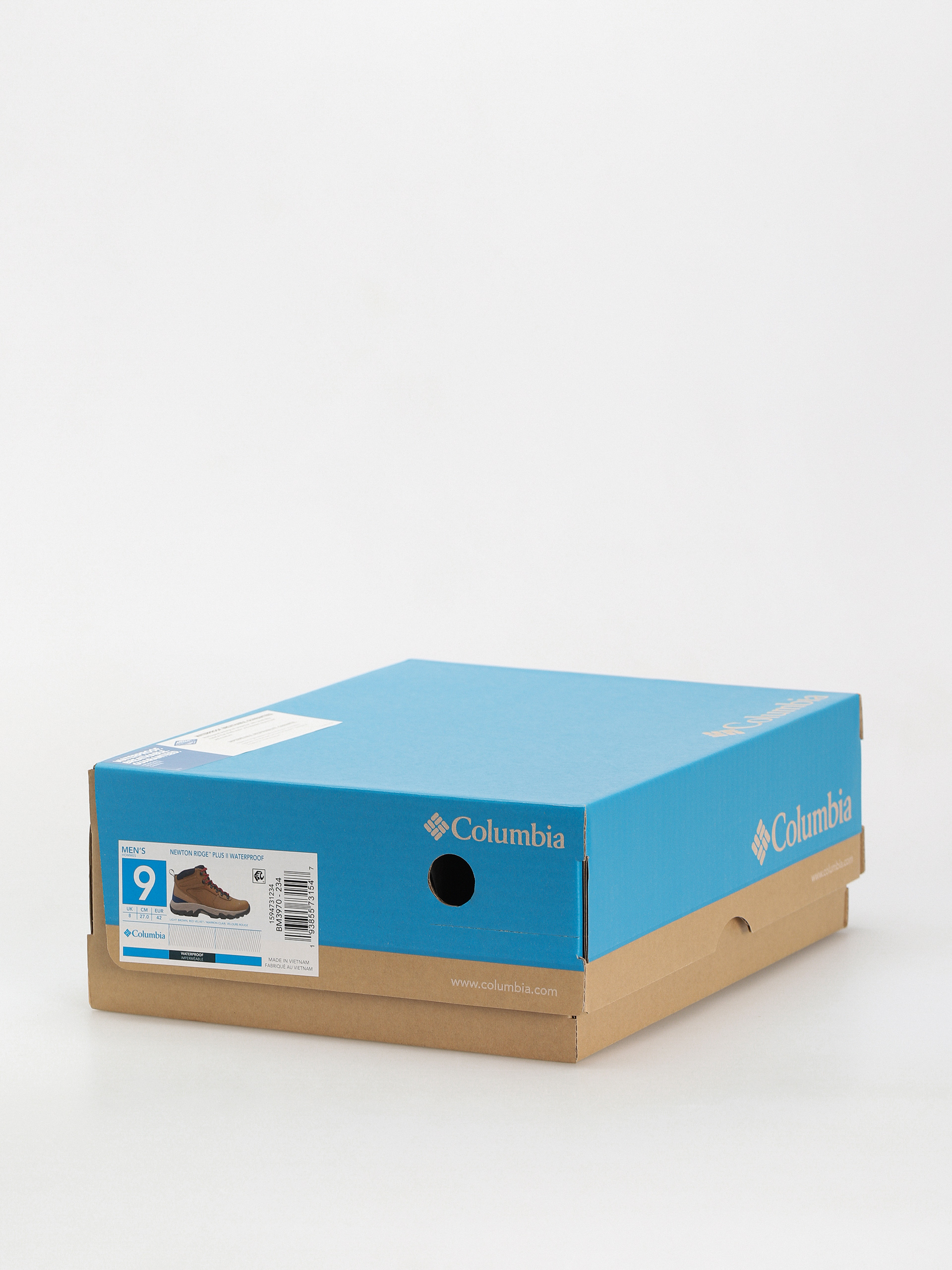 Topánky Columbia Newton Ridge Plus II Waterproof (light brown/red velvet)