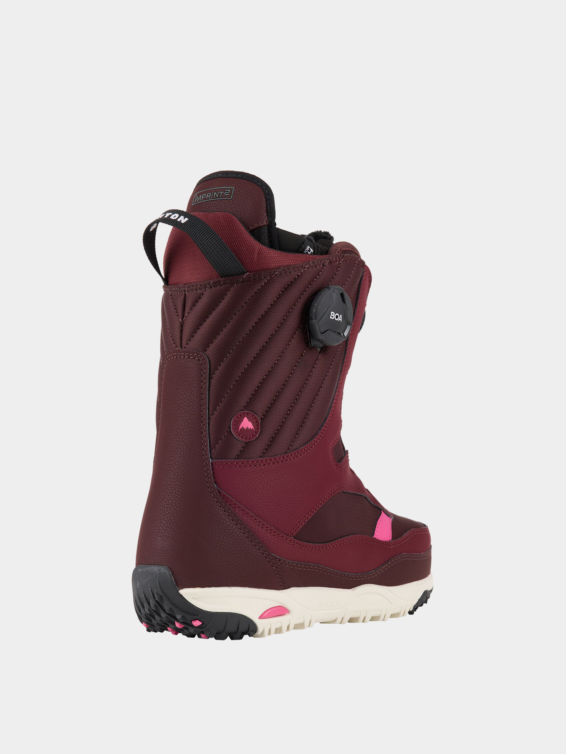 Dámske Obuv na snowboard Burton Limelight Boa (almandine/stout white)