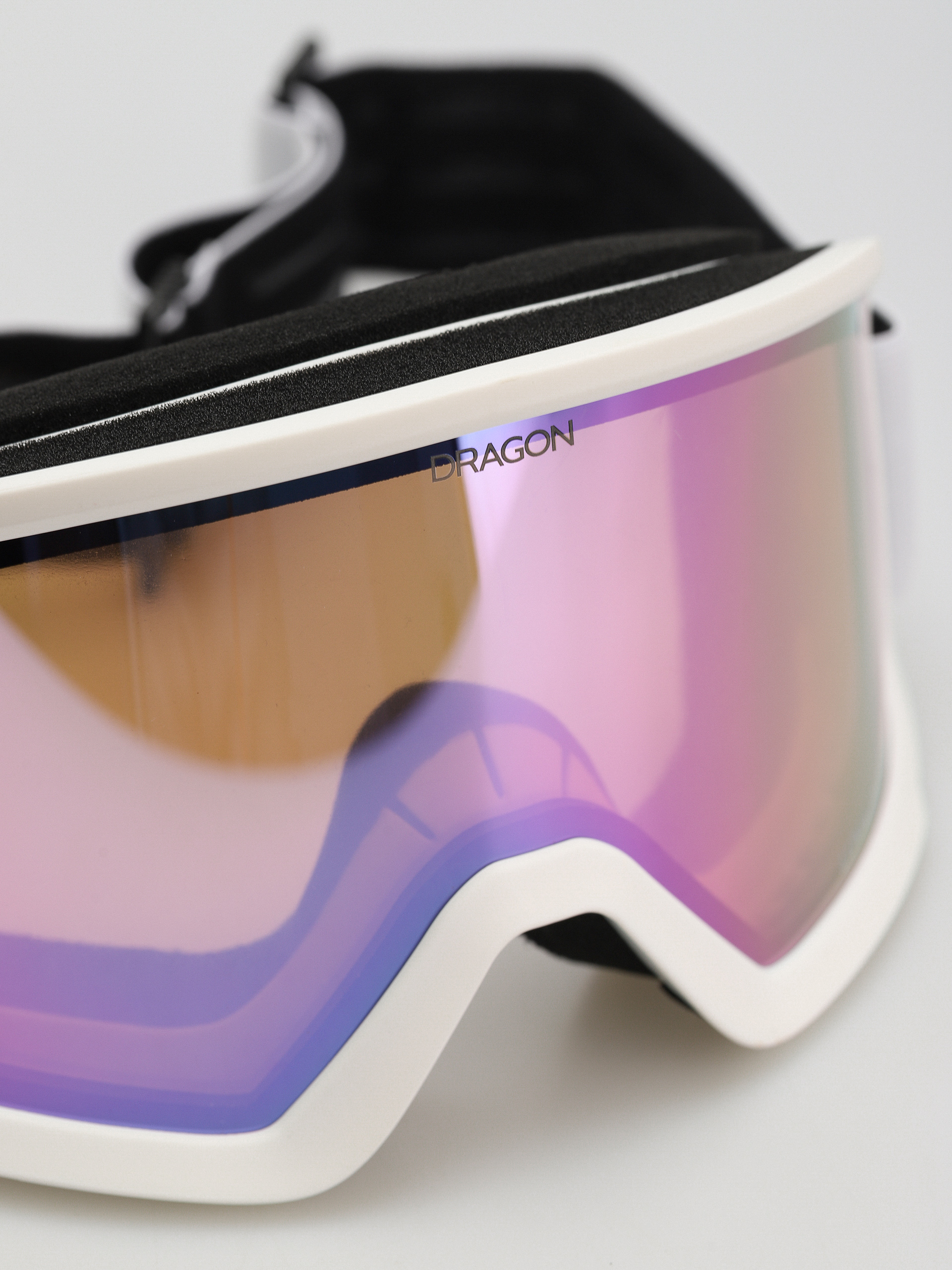 Snowboardové okuliare Dragon DX3 L OTG (white/lumalens pink ion)