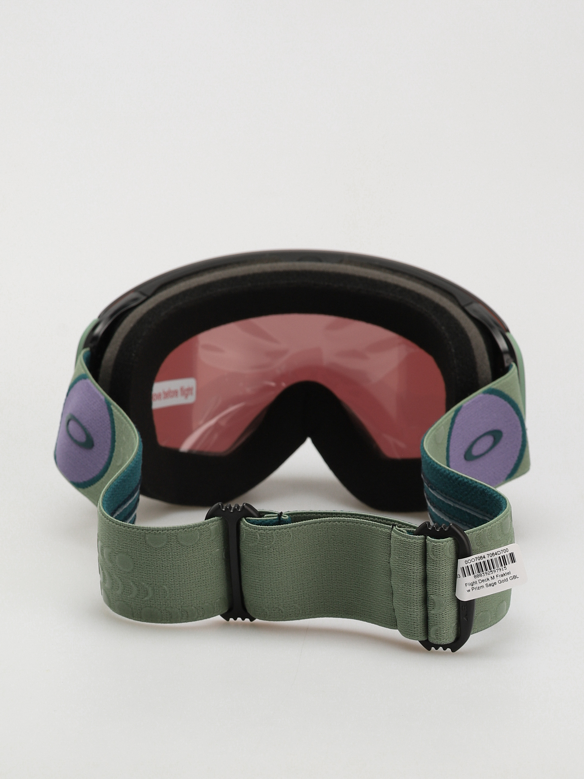 Snowboardové okuliare Oakley Flight Deck M (fraktel jade/prizm sage gold iridium)