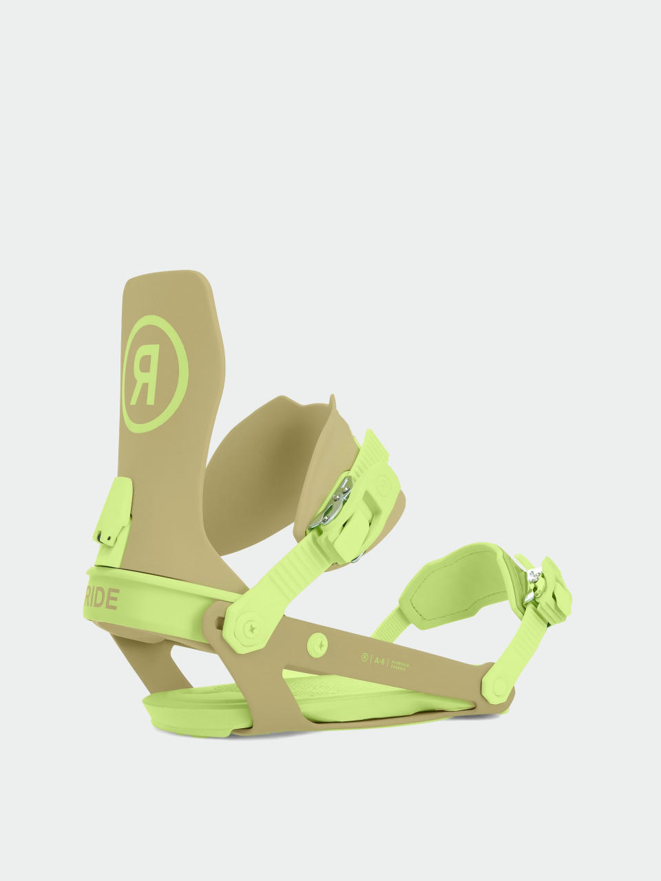 Snowboardové viazanie Ride A-6 (olive/lime)