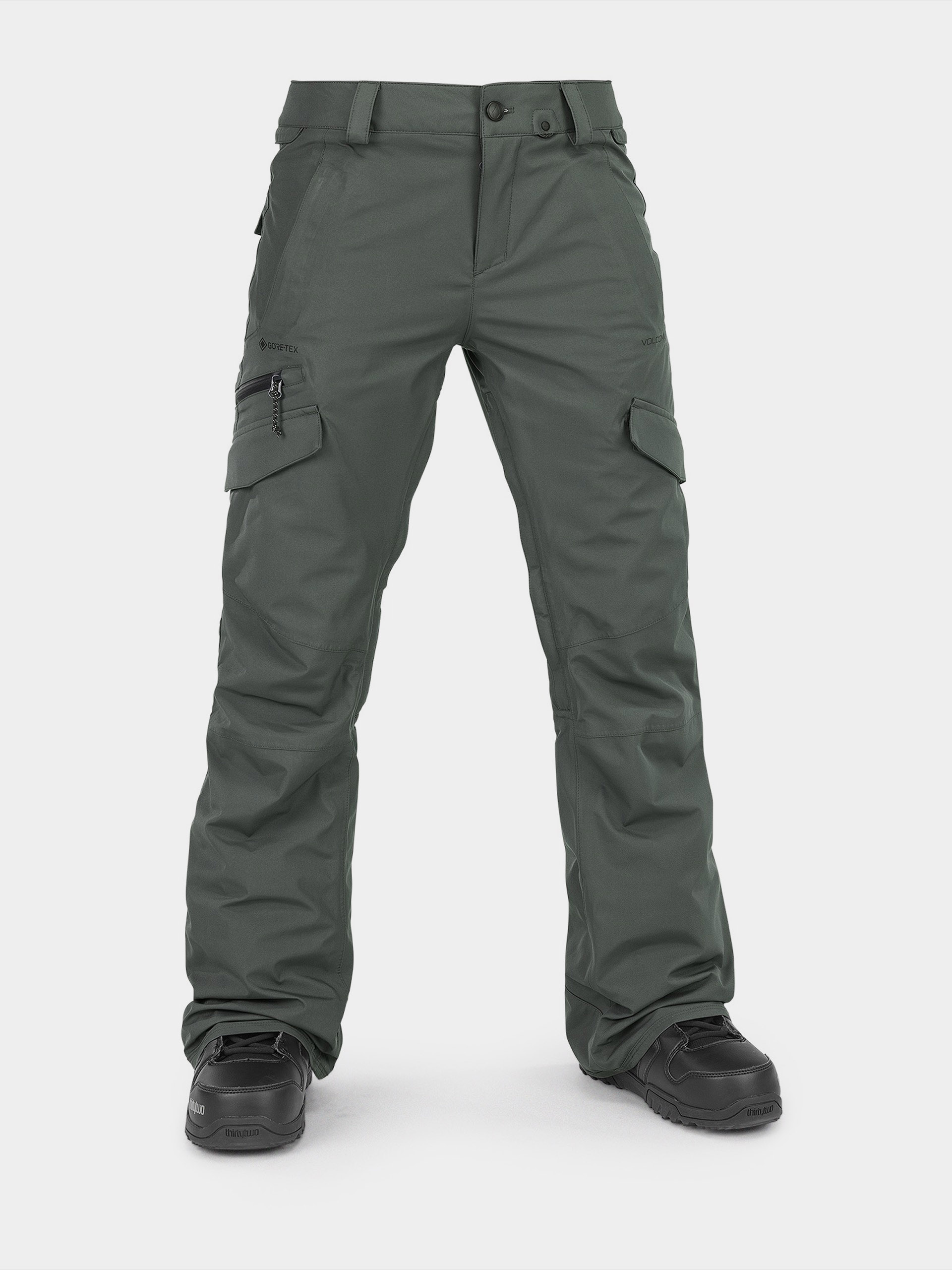 Snowboardovu00e9 nohavice Volcom Aston Gore Tex Wmn (eucalyptus)