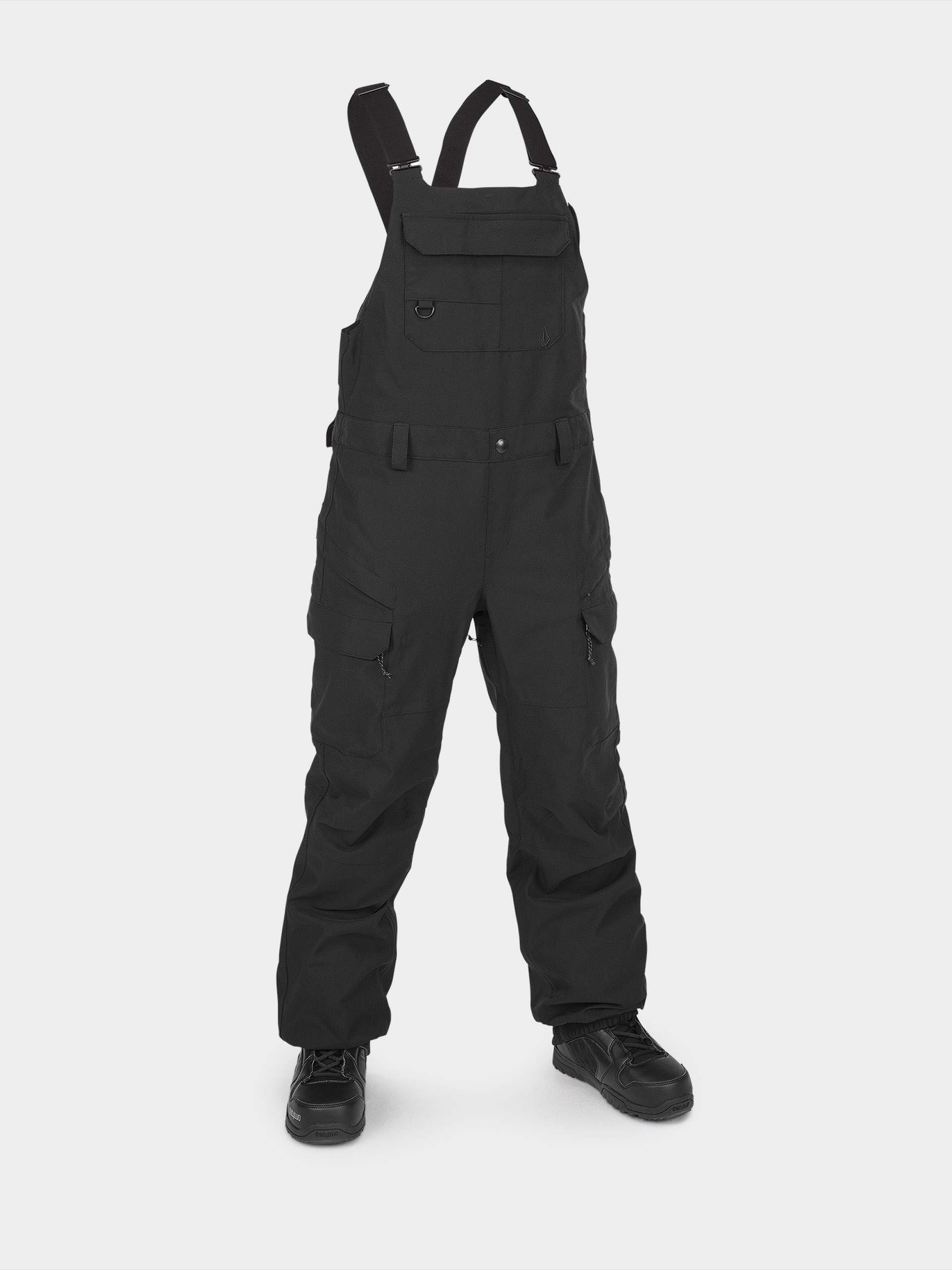 Dámske Snowboardové nohavice Volcom Creston 3Dstretch Bib Overall (black)