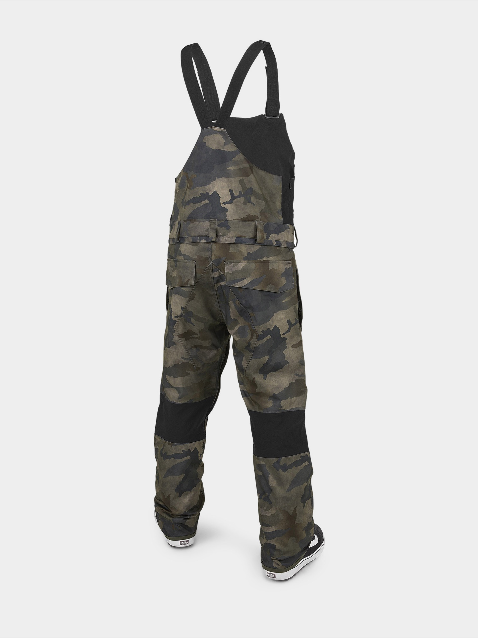 Pánske Snowboardové nohavice Volcom Roan Bib Overall (cloudwash camo)