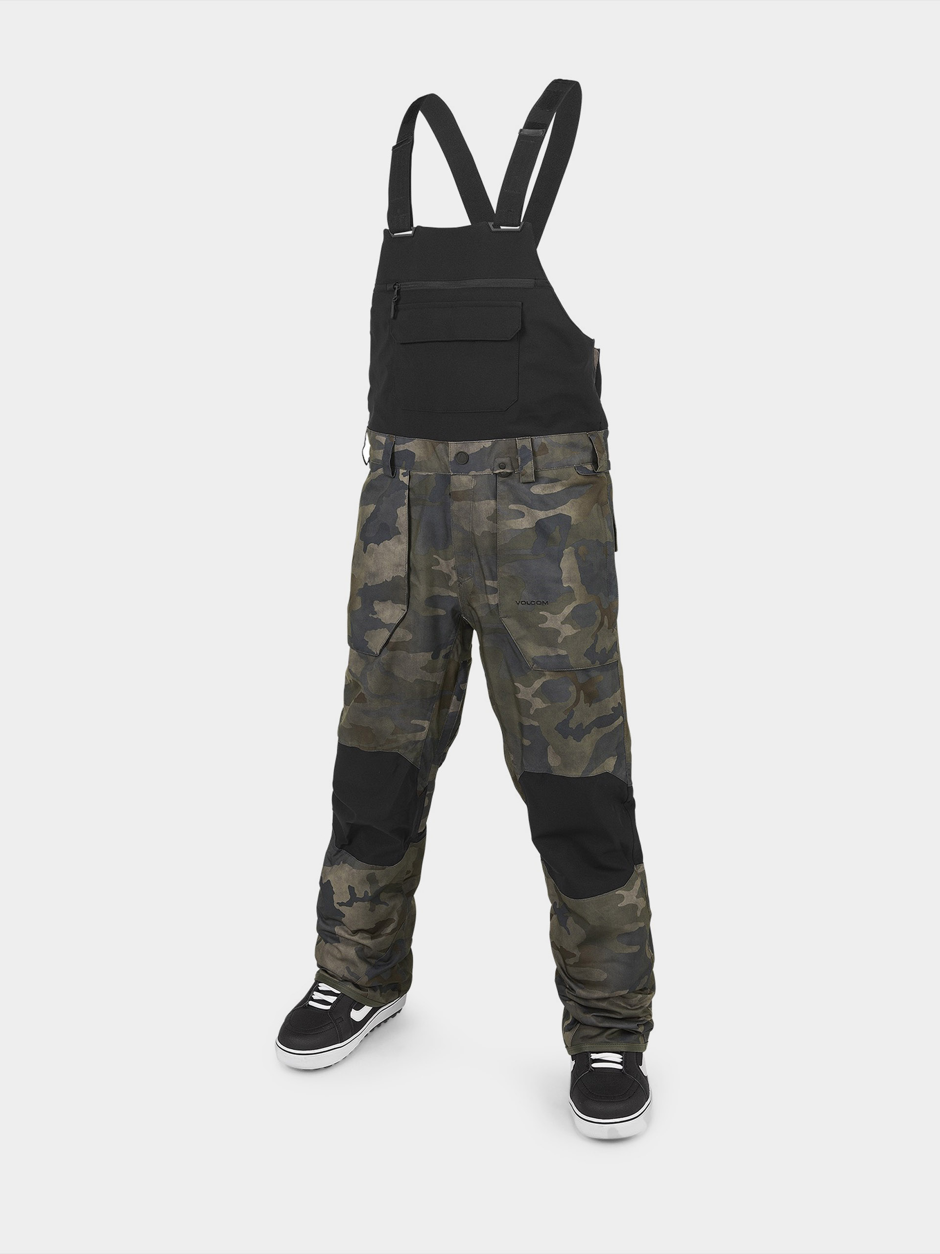 Pánske Snowboardové nohavice Volcom Roan Bib Overall (cloudwash camo)