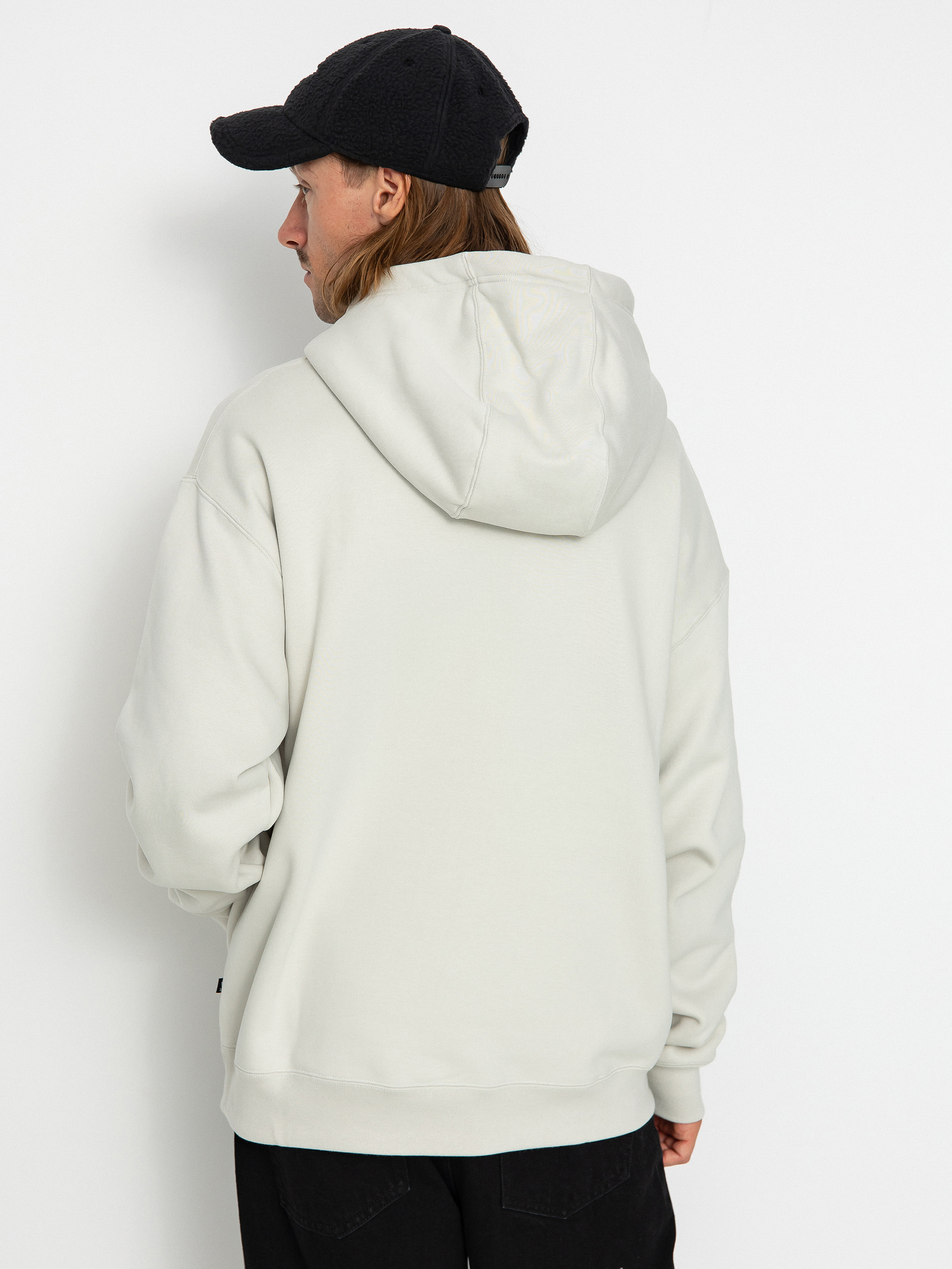 Mikina s kapucňou Nike SB FLC HBR HD (light bone/deep jungle)