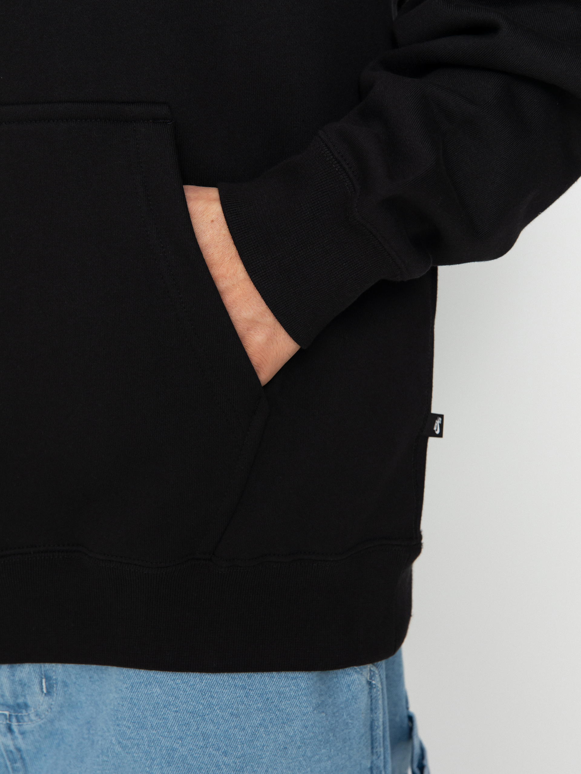 Mikina s kapucňou Nike SB Stencil HD (black)