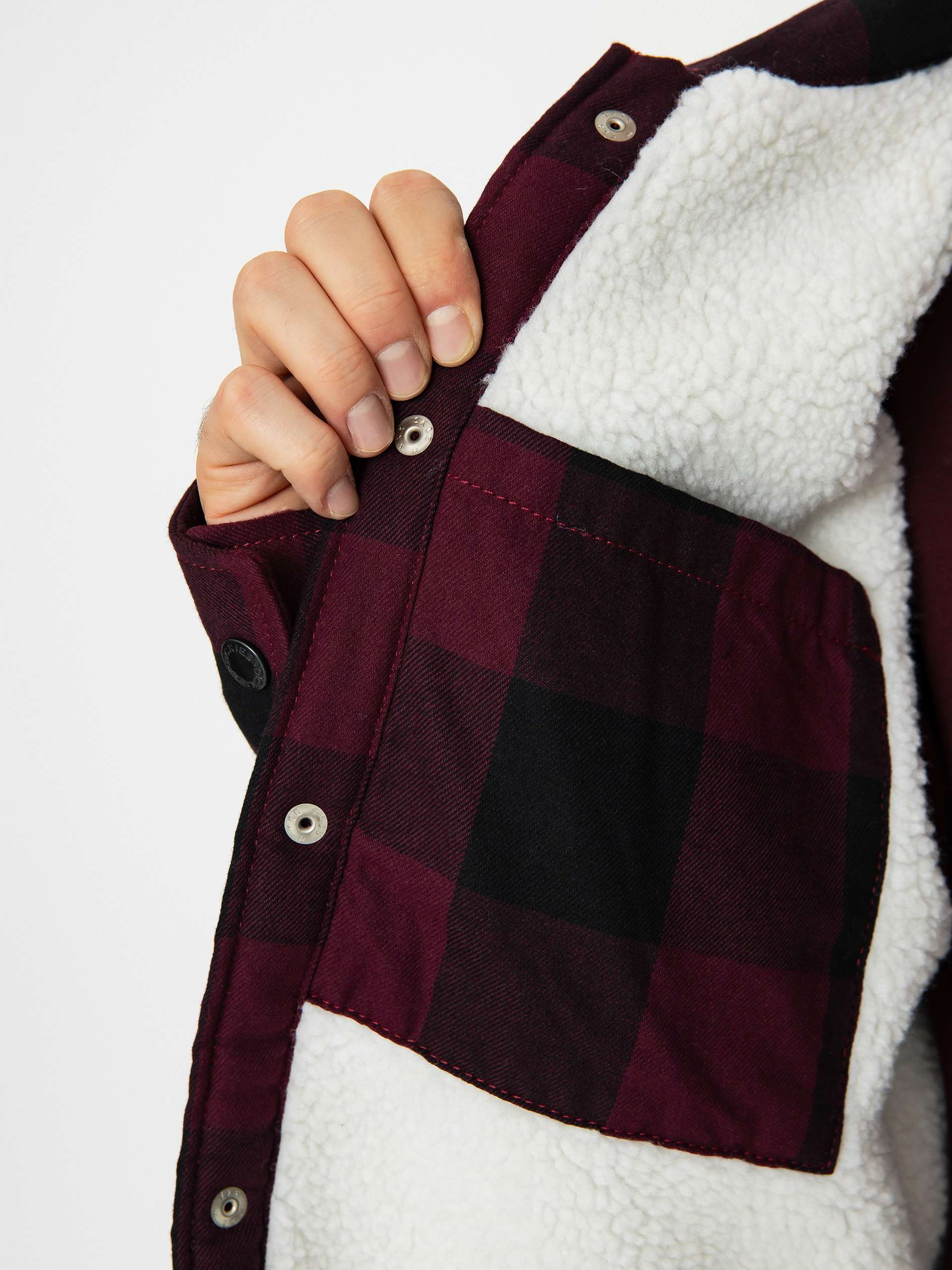 Košeľa Dickies Lined Sacramento (maroon)