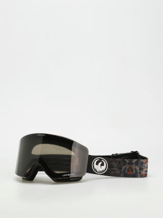 Snowboardové okuliare Dragon R1 OTG (fireleaf/lumalens dark smoke/lumalens amber)