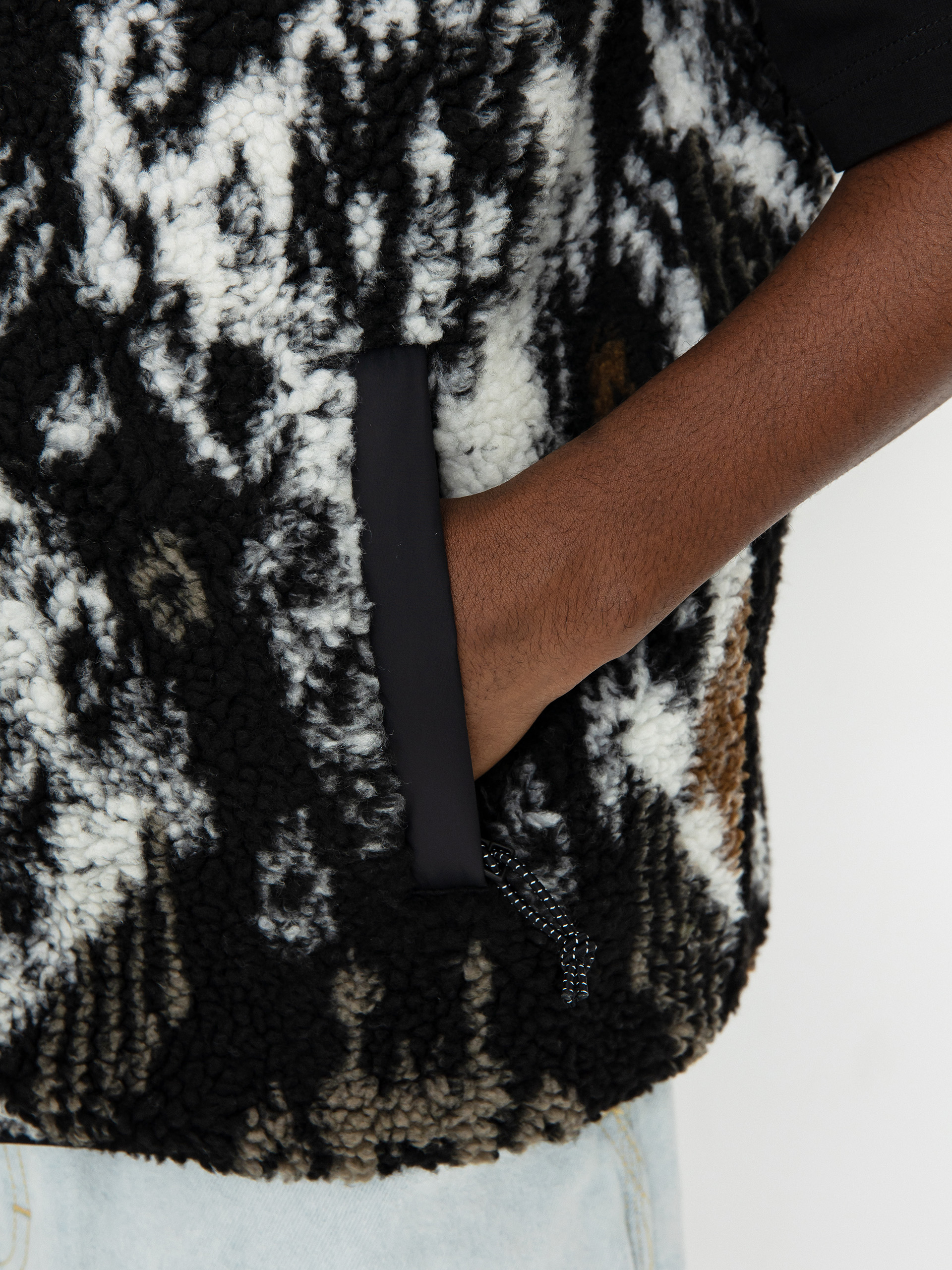 Vesta Carhartt WIP Prentis Liner (baru jacquard black/black)