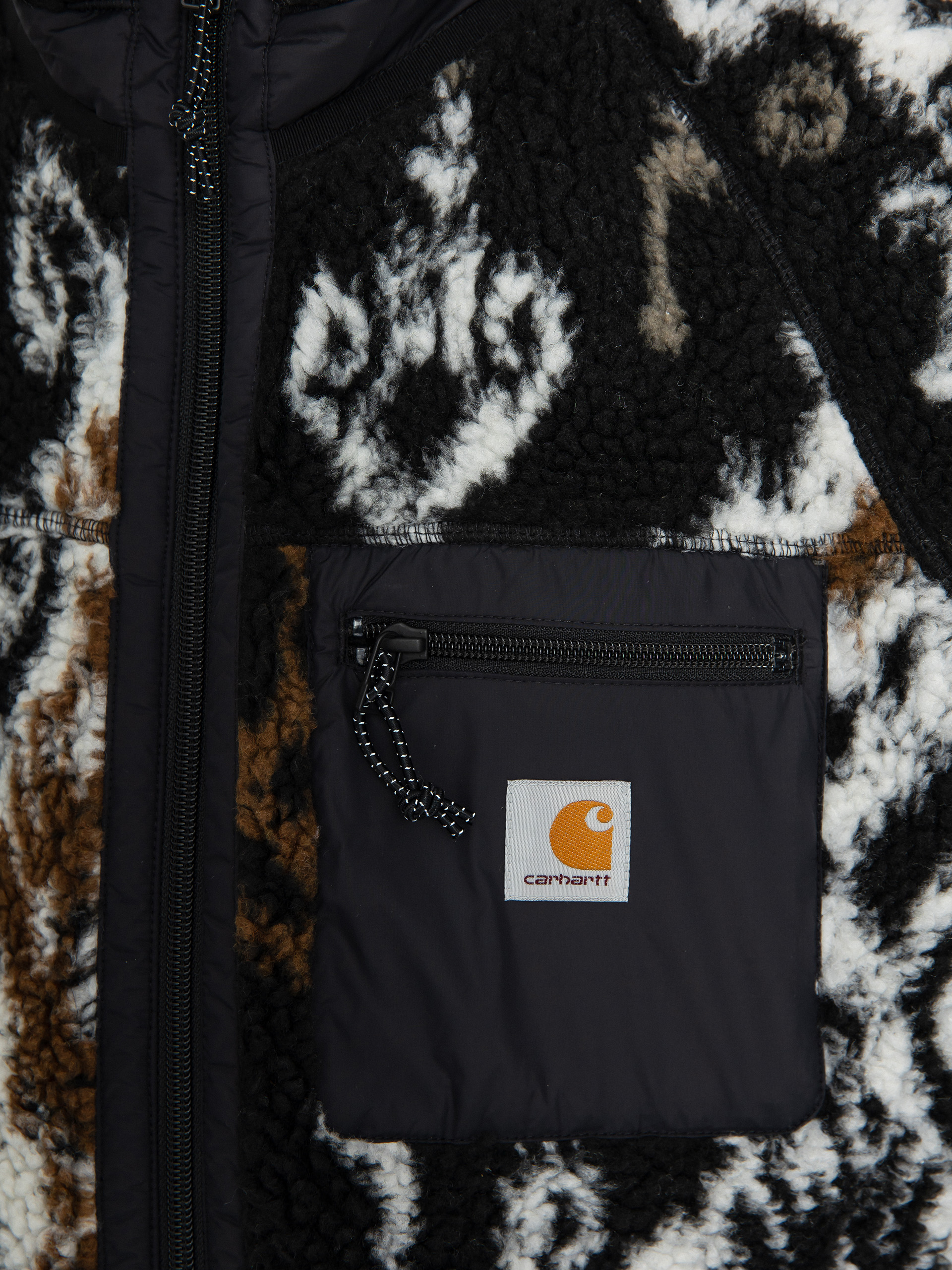 Vesta Carhartt WIP Prentis Liner (baru jacquard black/black)