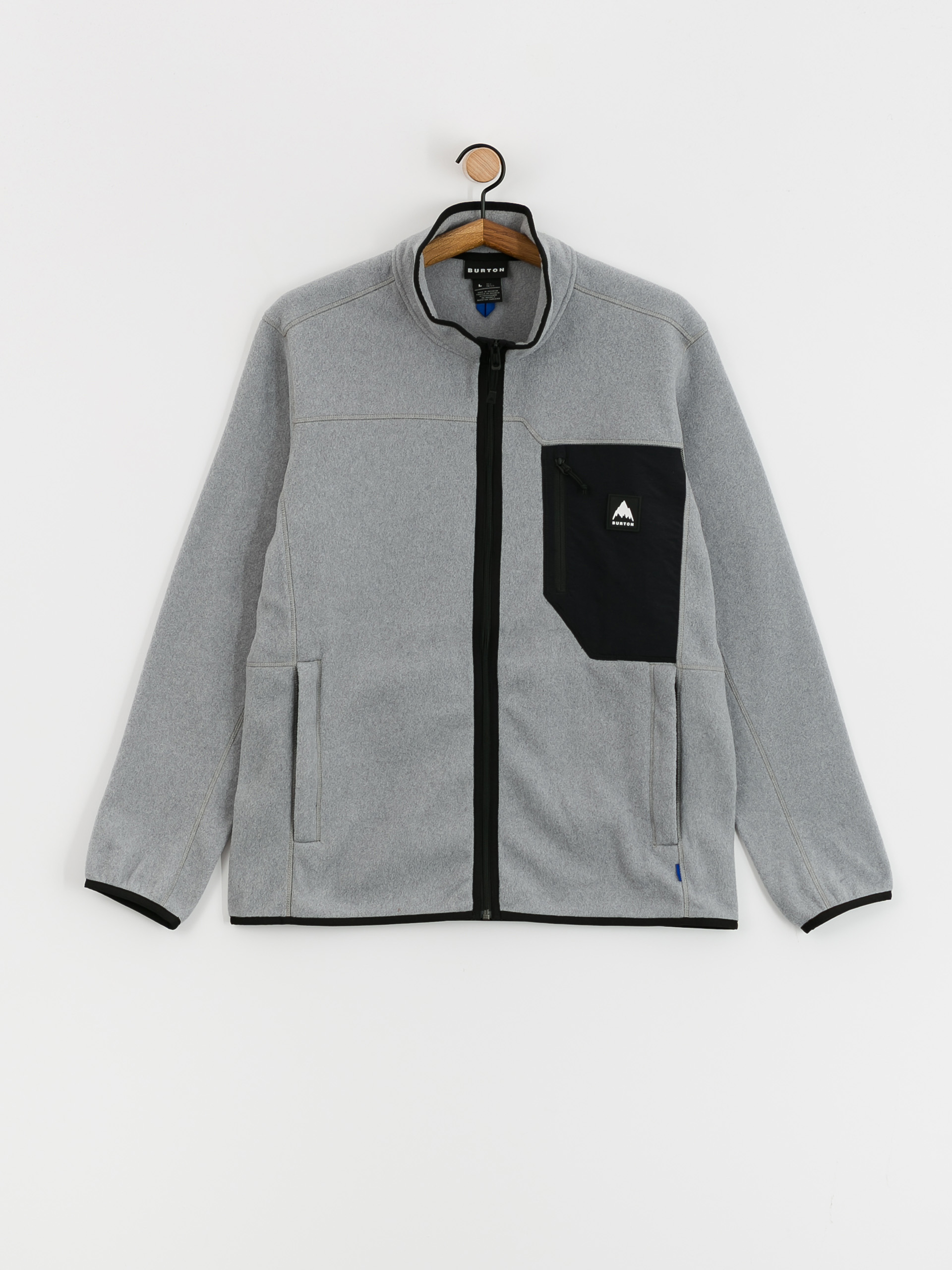 Mikina s kapucňou Burton Cinder ZHD (gray heather)