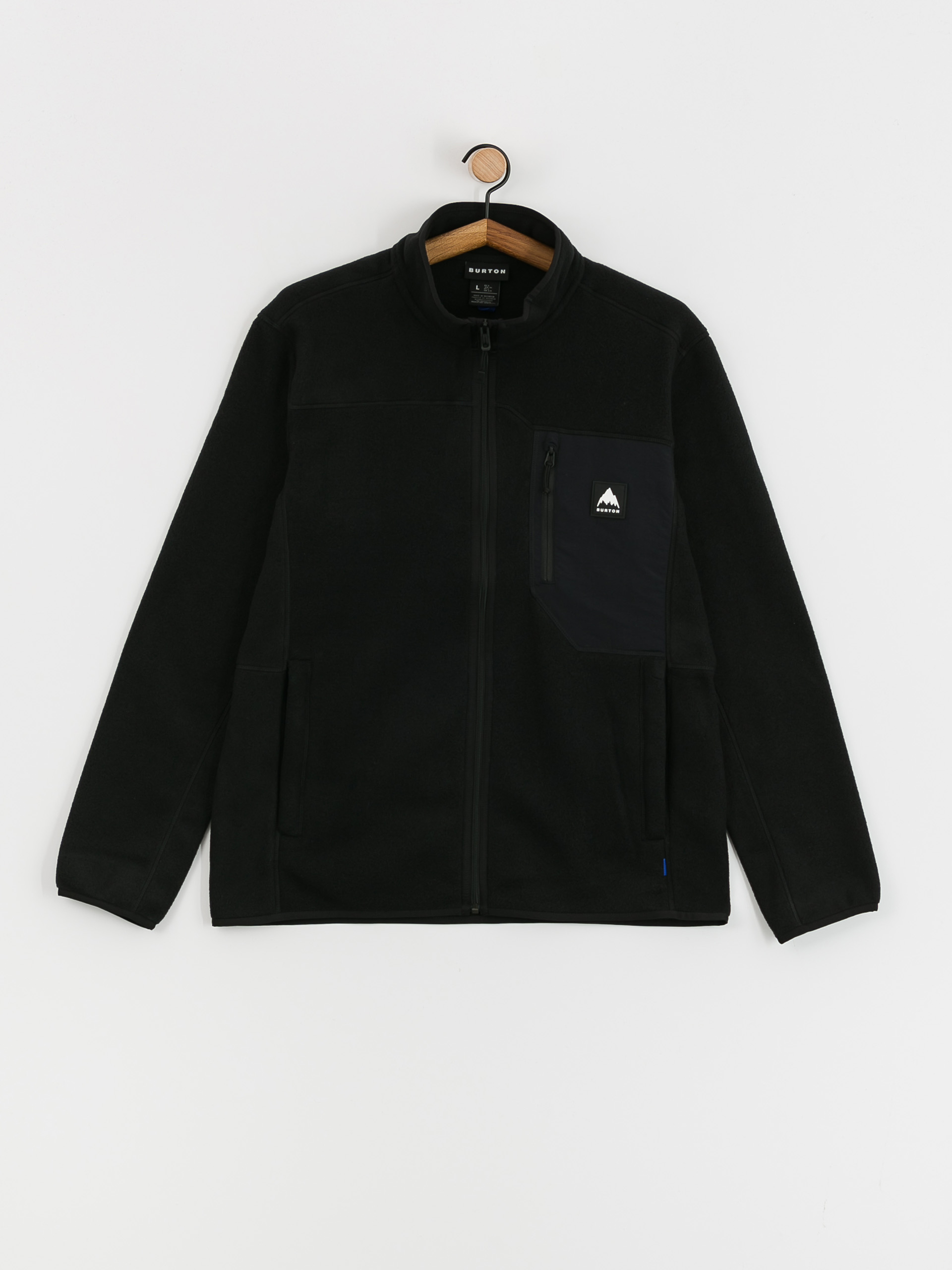 Mikina s kapucňou Burton Cinder ZHD (true black)