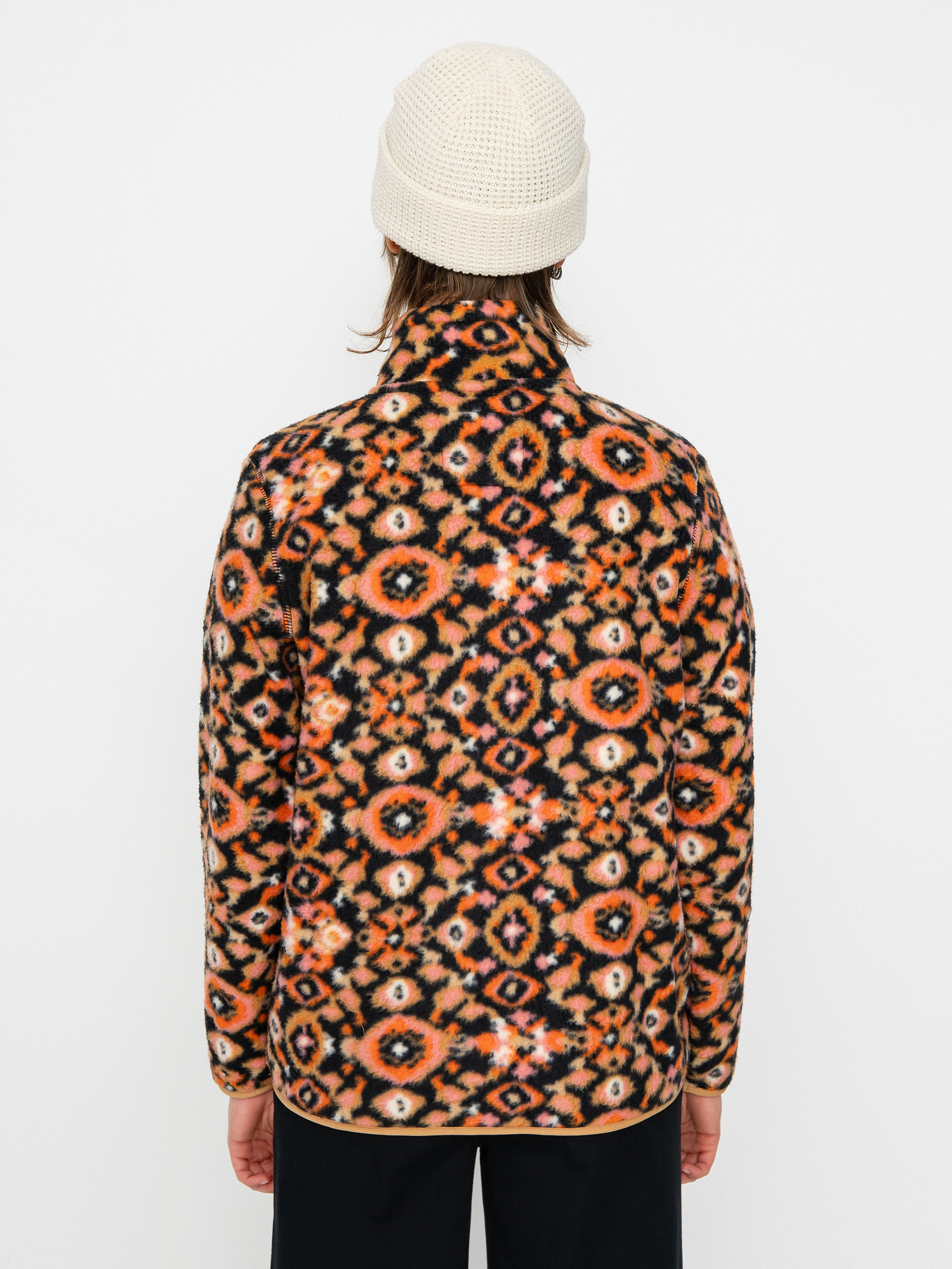 Dámsky Flisová mikina Billabong Boundary Mock 3 (papaya)