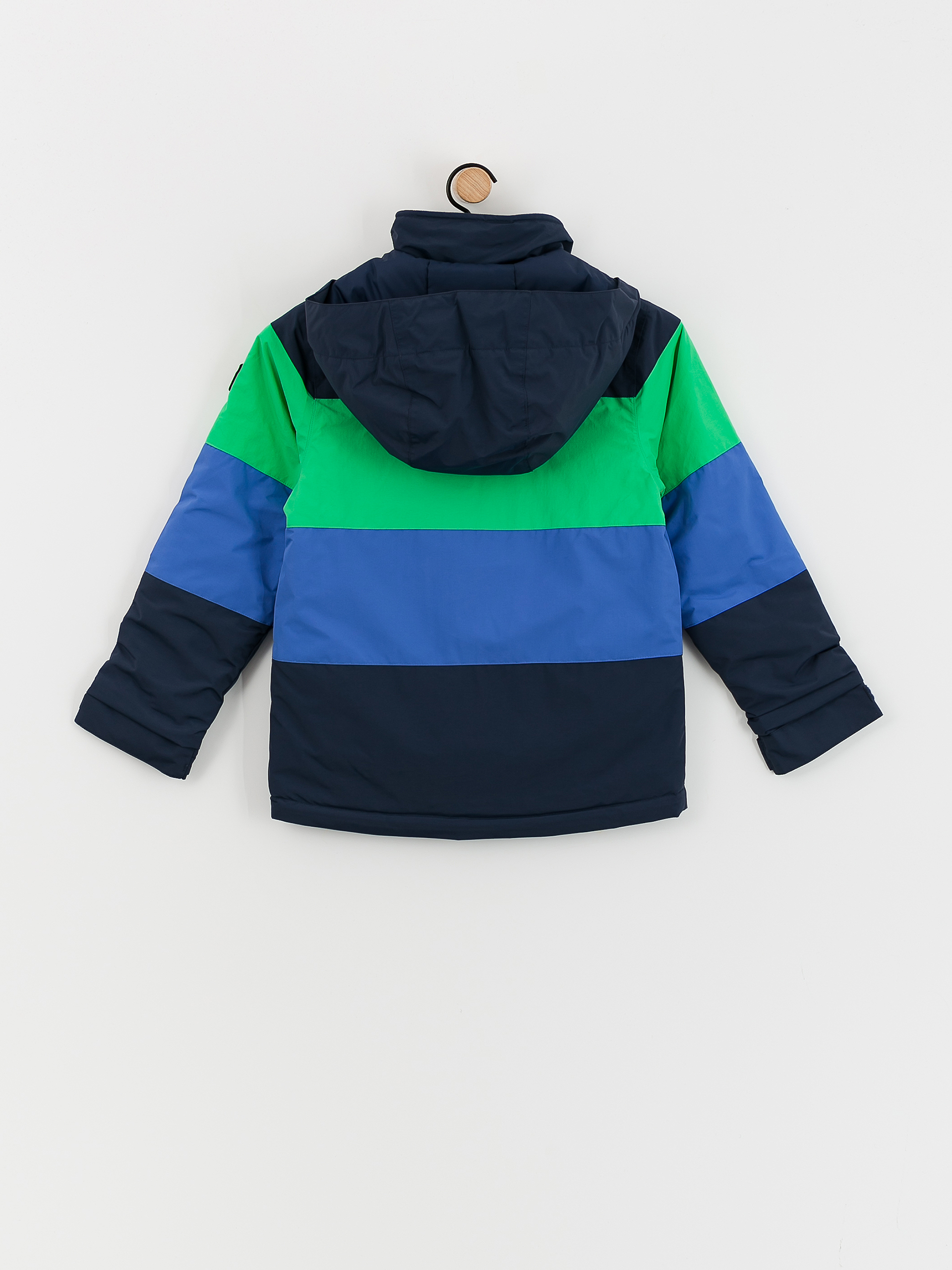 Snowboardová bunda Burton Symbol JR (dress blue/galaxy green/amparo blue)