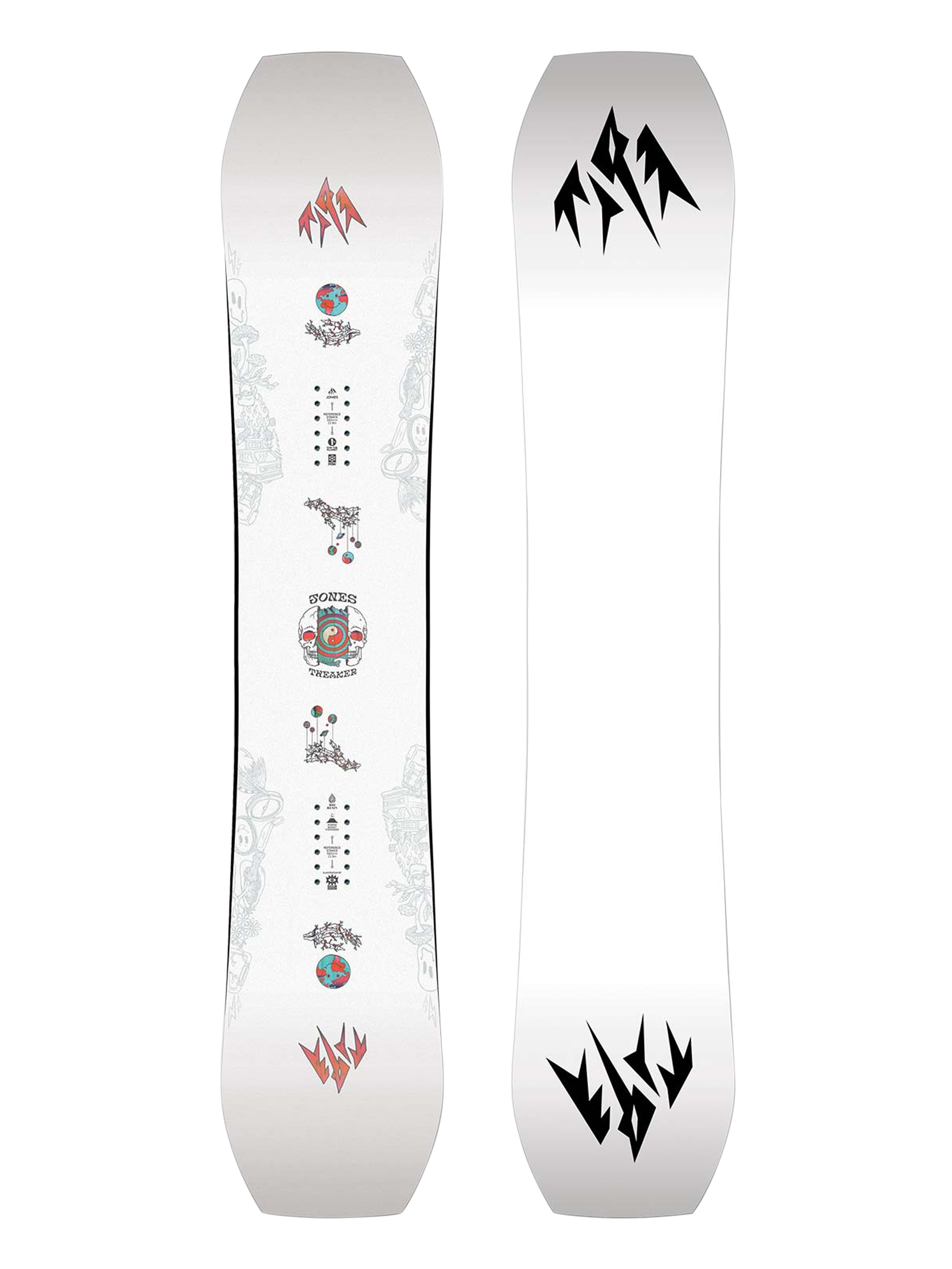 Pánska Snowboard Jones Snowboards Tweaker (white/black)