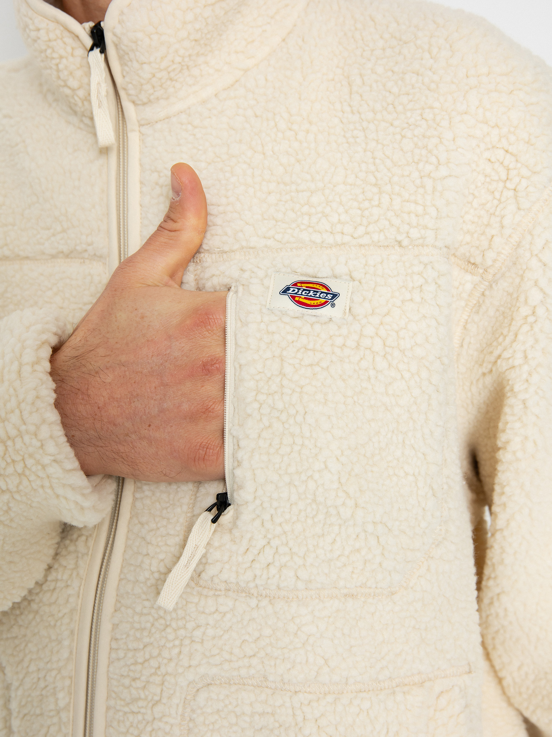 Pánsky Flisová mikina Dickies Mount Hope (whitecap gray)