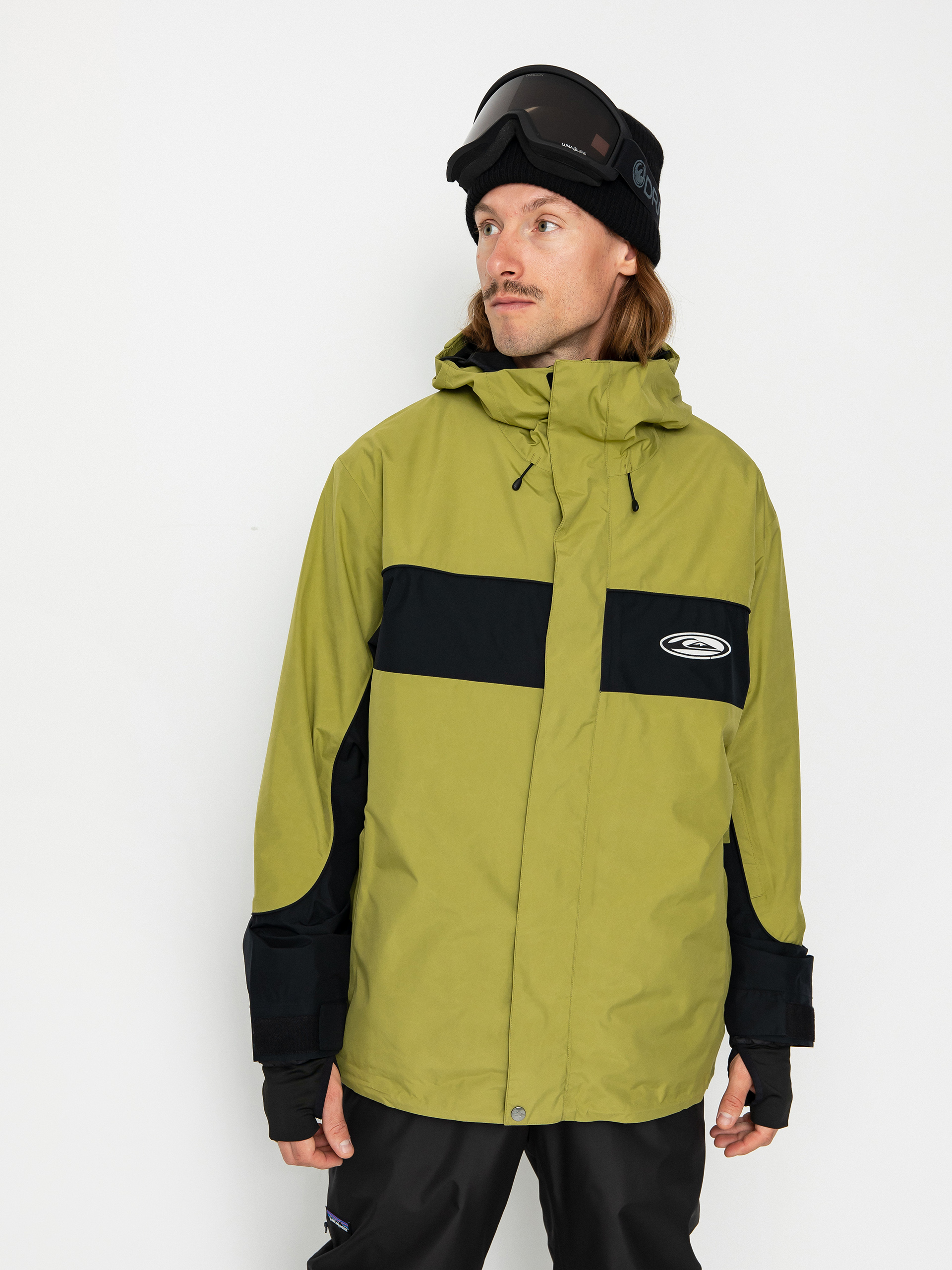 Snowboardová bunda Quiksilver High Altitude Gore-Tex (green olive)