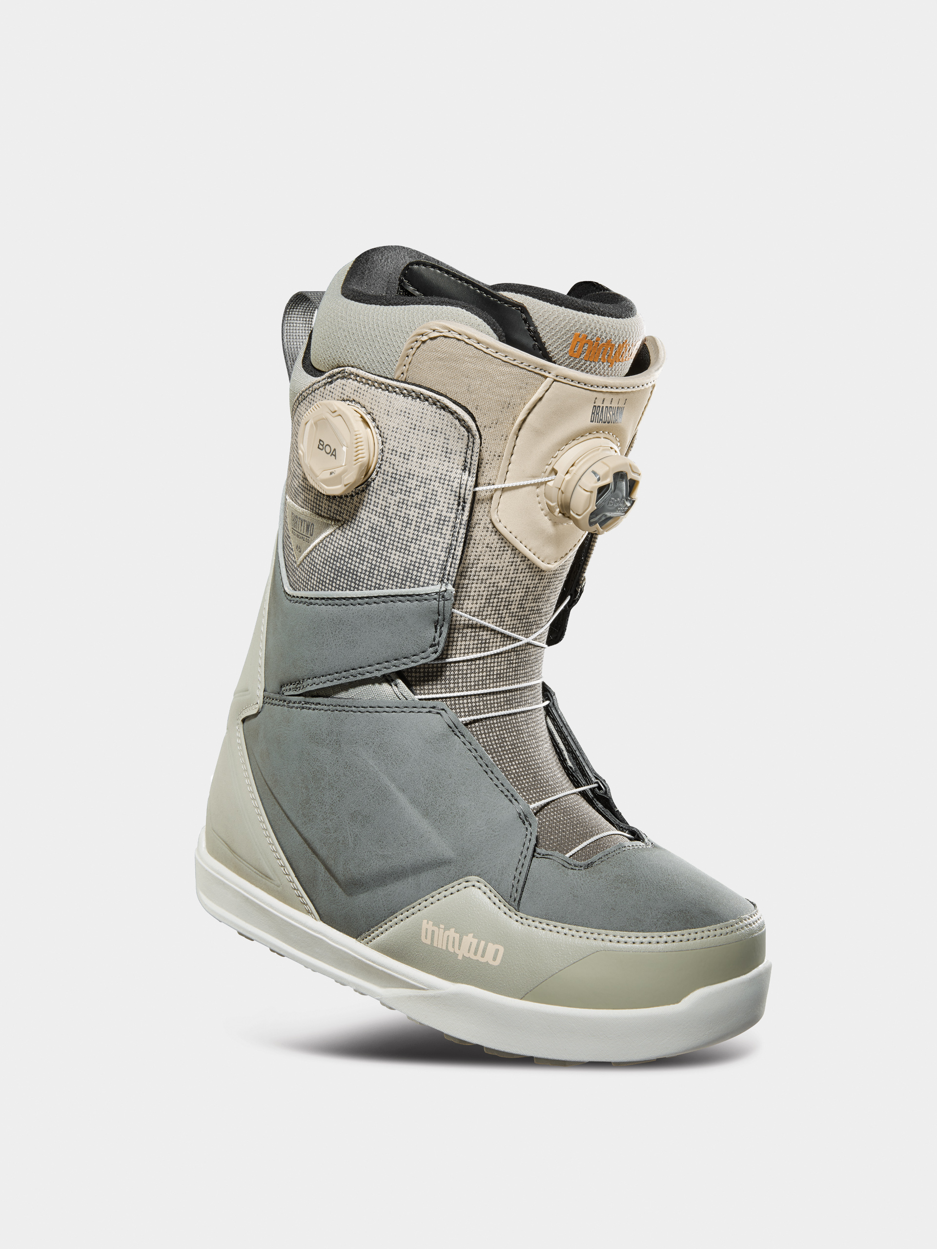 Pánske Obuv na snowboard ThirtyTwo Lashed Double Boa Bradshaw (grey/tan)