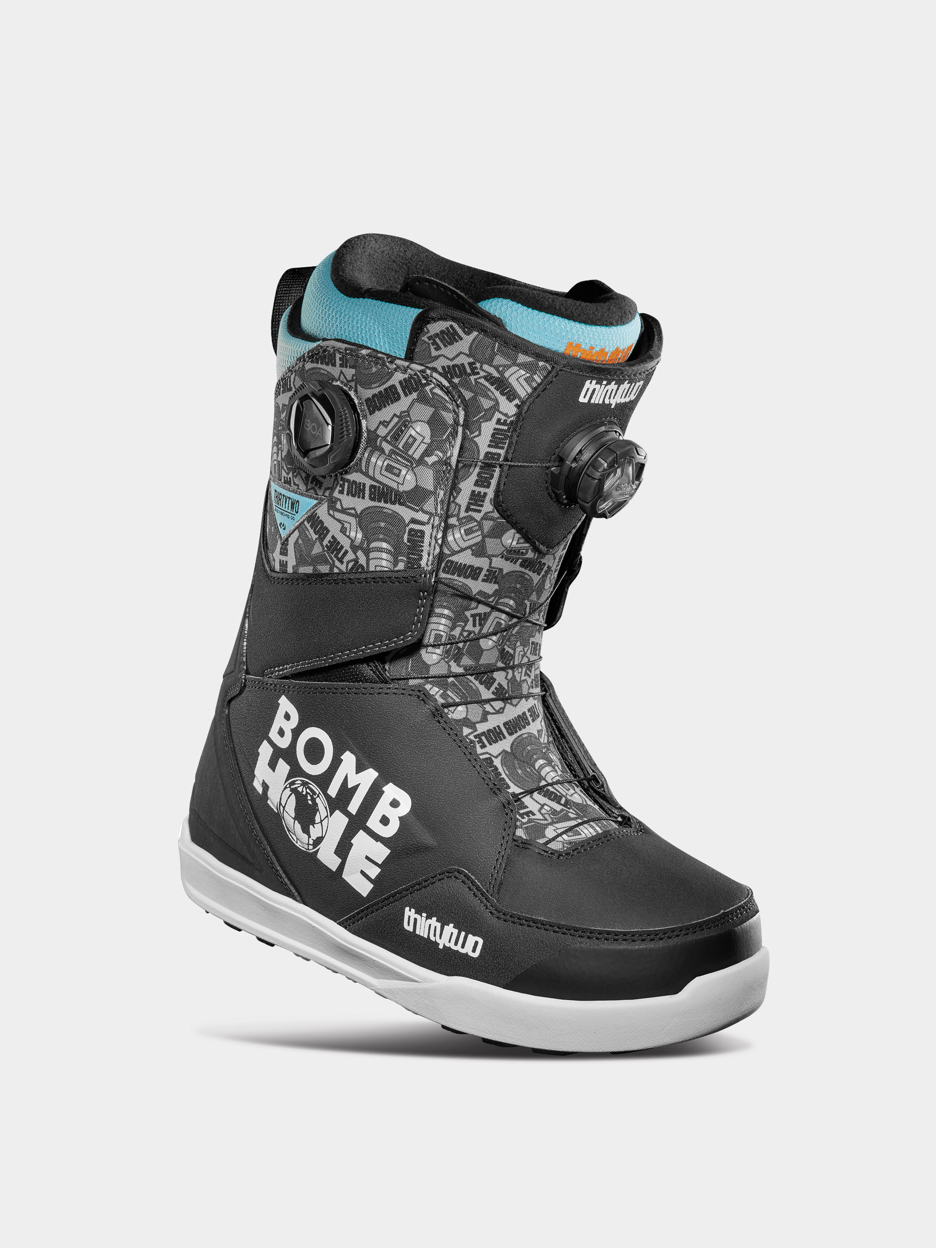 Obuv na snowboard ThirtyTwo Lashed Double Boa Bomb Hole - čierna ...