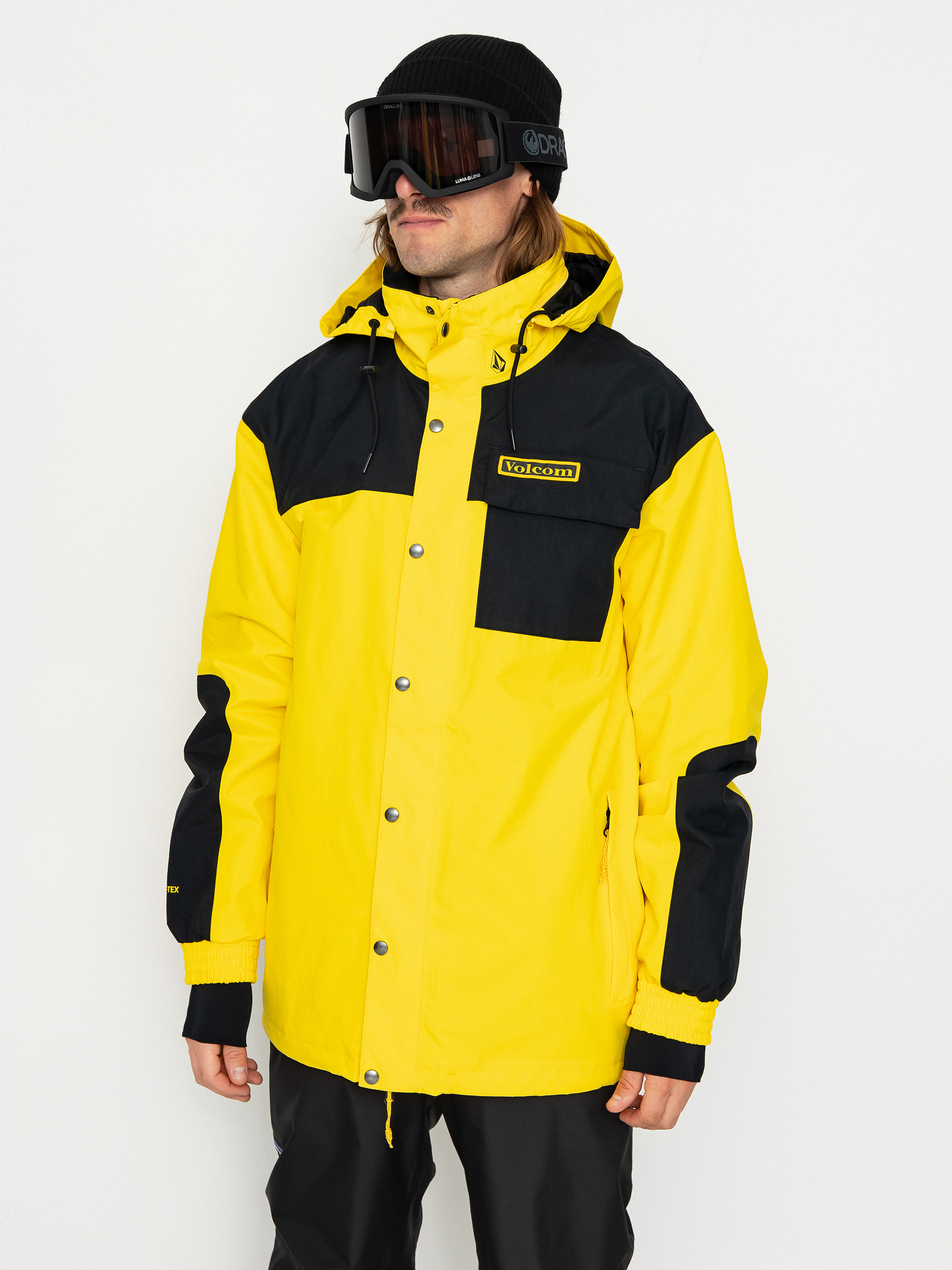 Snowboardová bunda Volcom Longo Gore Tex - žltá (bright yellow)