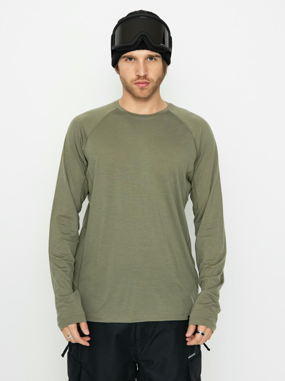 Triko Burton Phayse Merino Crewneck Fleece (forest moss)