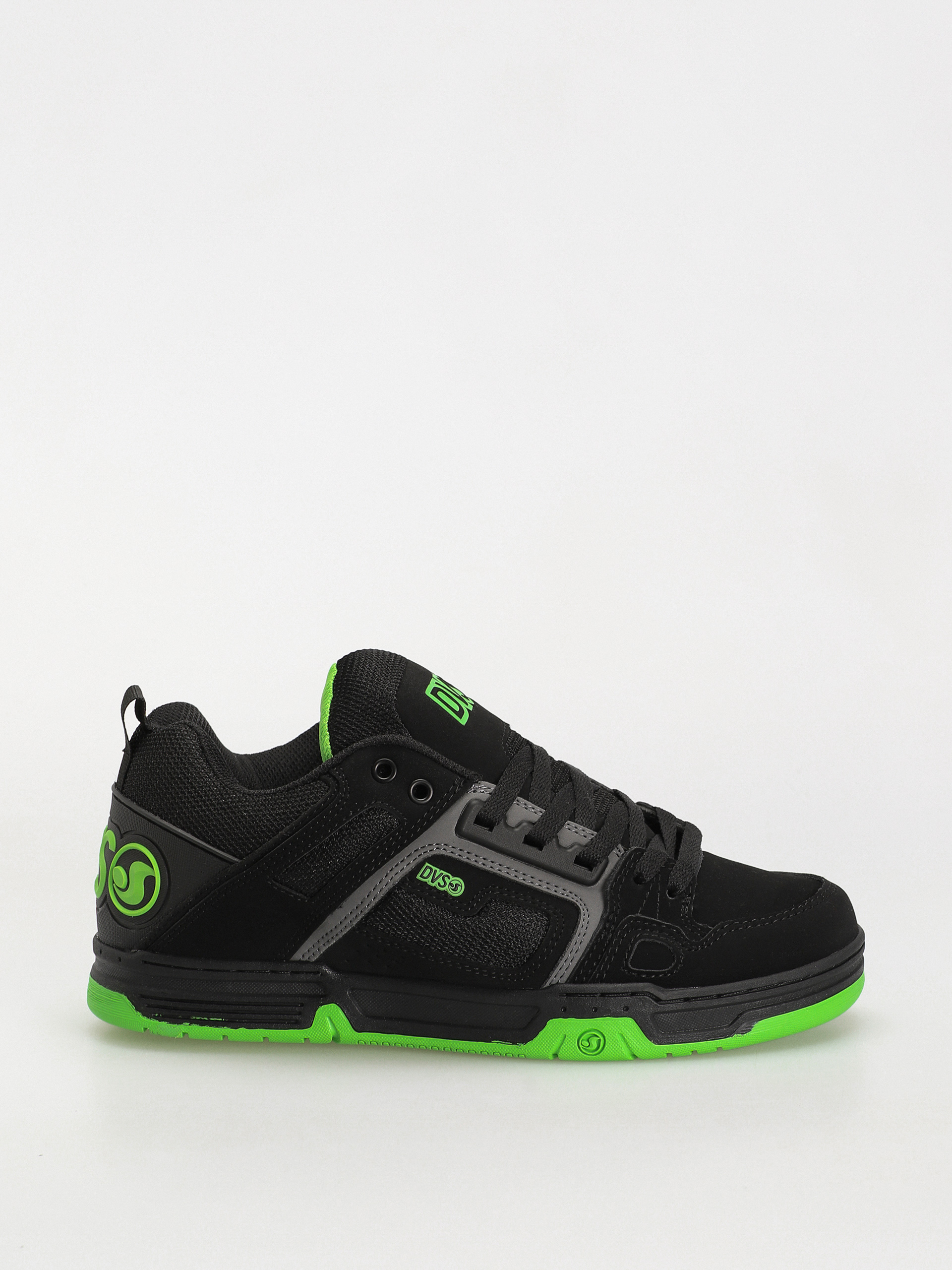 Topu00e1nky DVS Comanche (black charcoal lime nubuck)