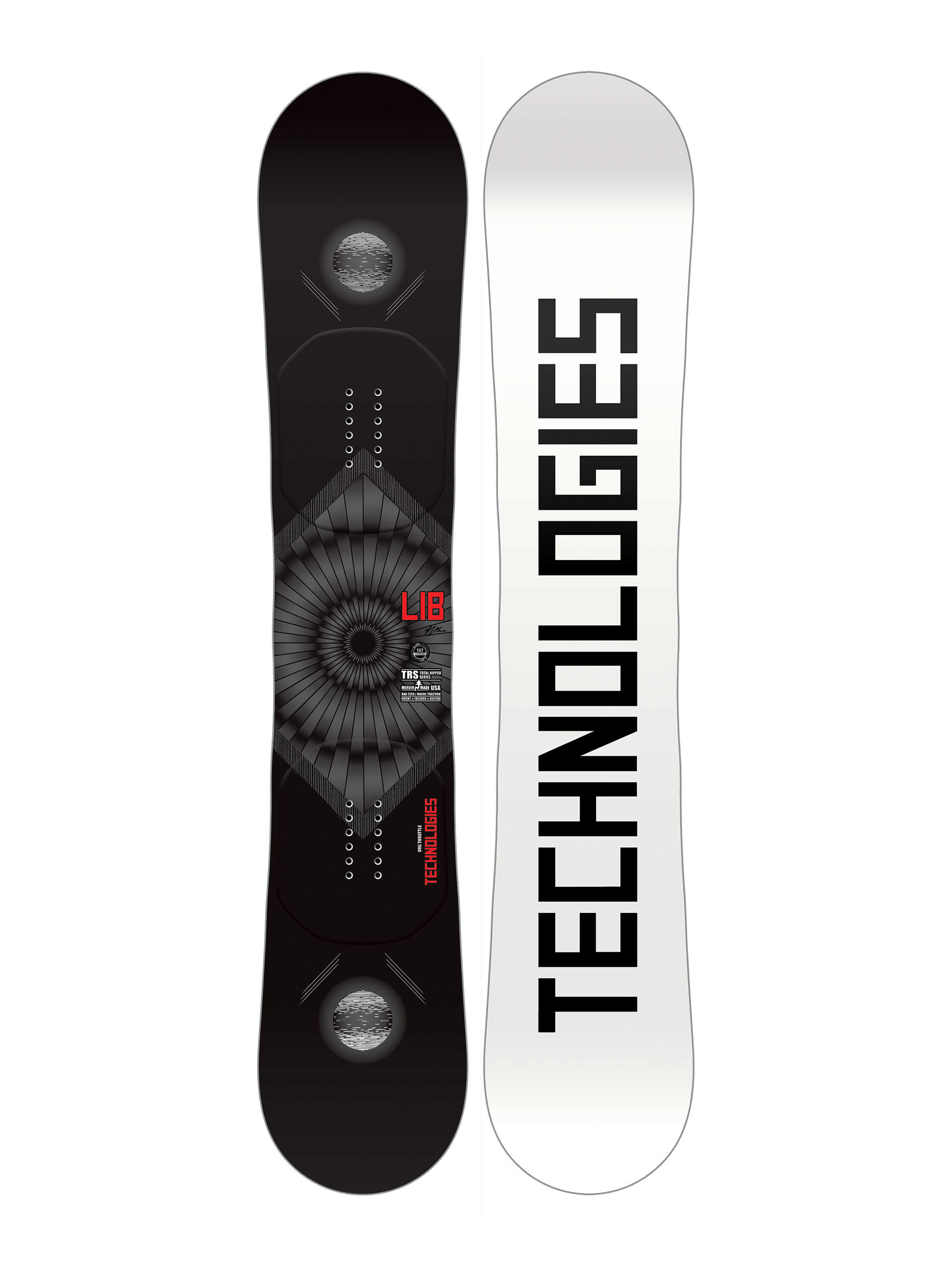 Pánska Snowboard Lib Tech Trs (white/black)