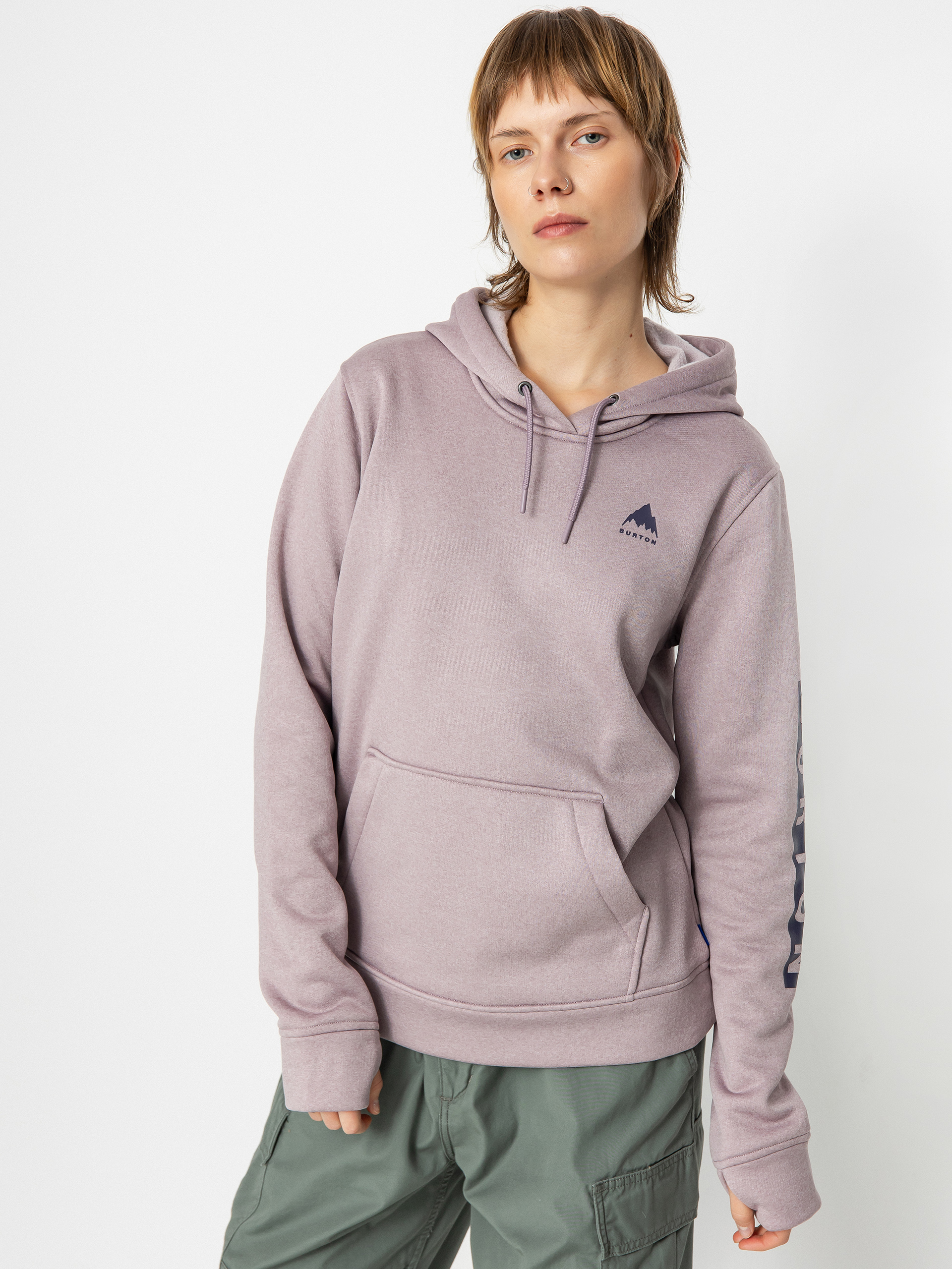 Mikina s kapucňou Burton Oak HD Wmn (elderberry heather)