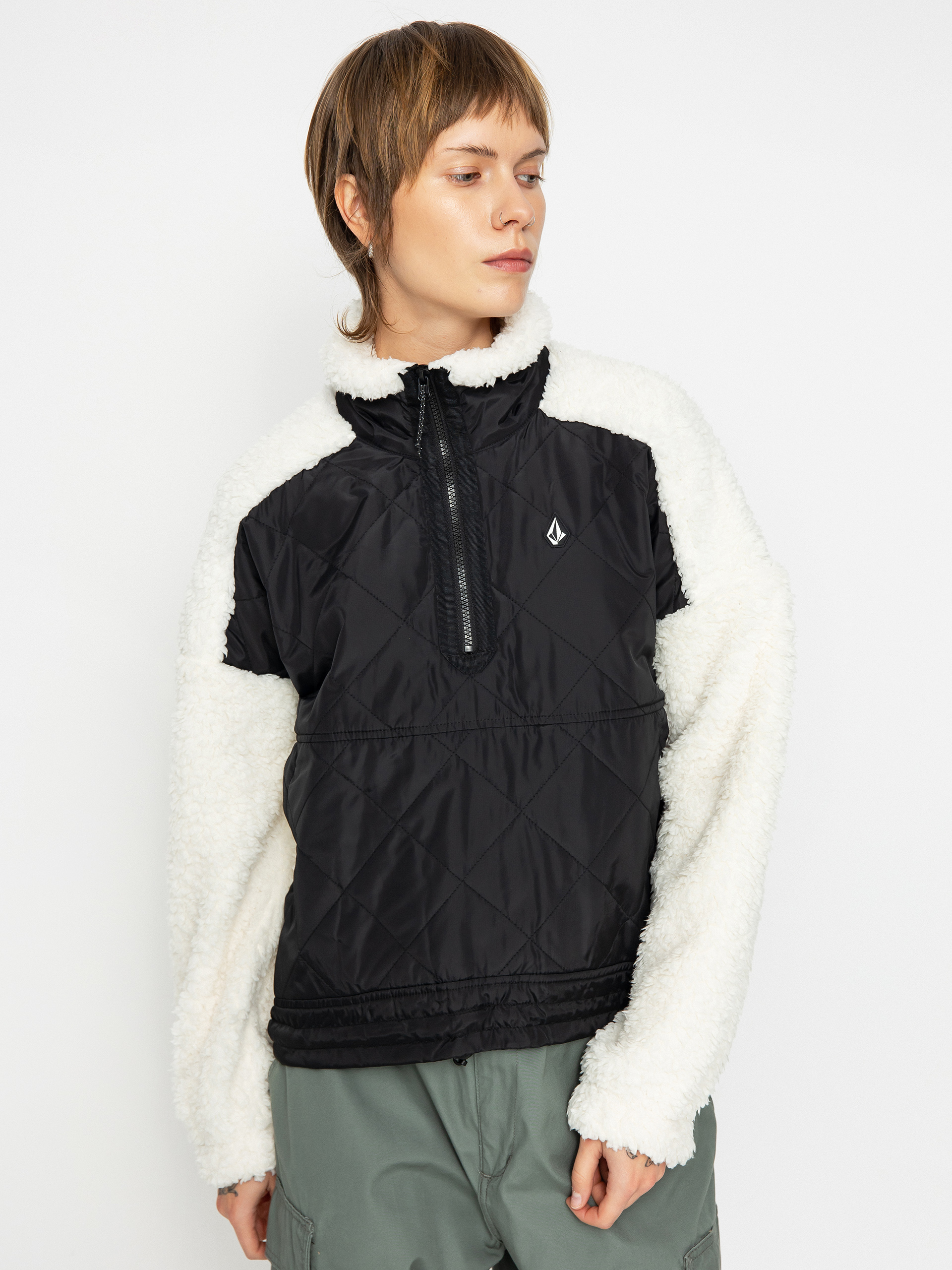 Bunda Volcom snowboardowa Ferron Pullover Wmn (moonbeam)