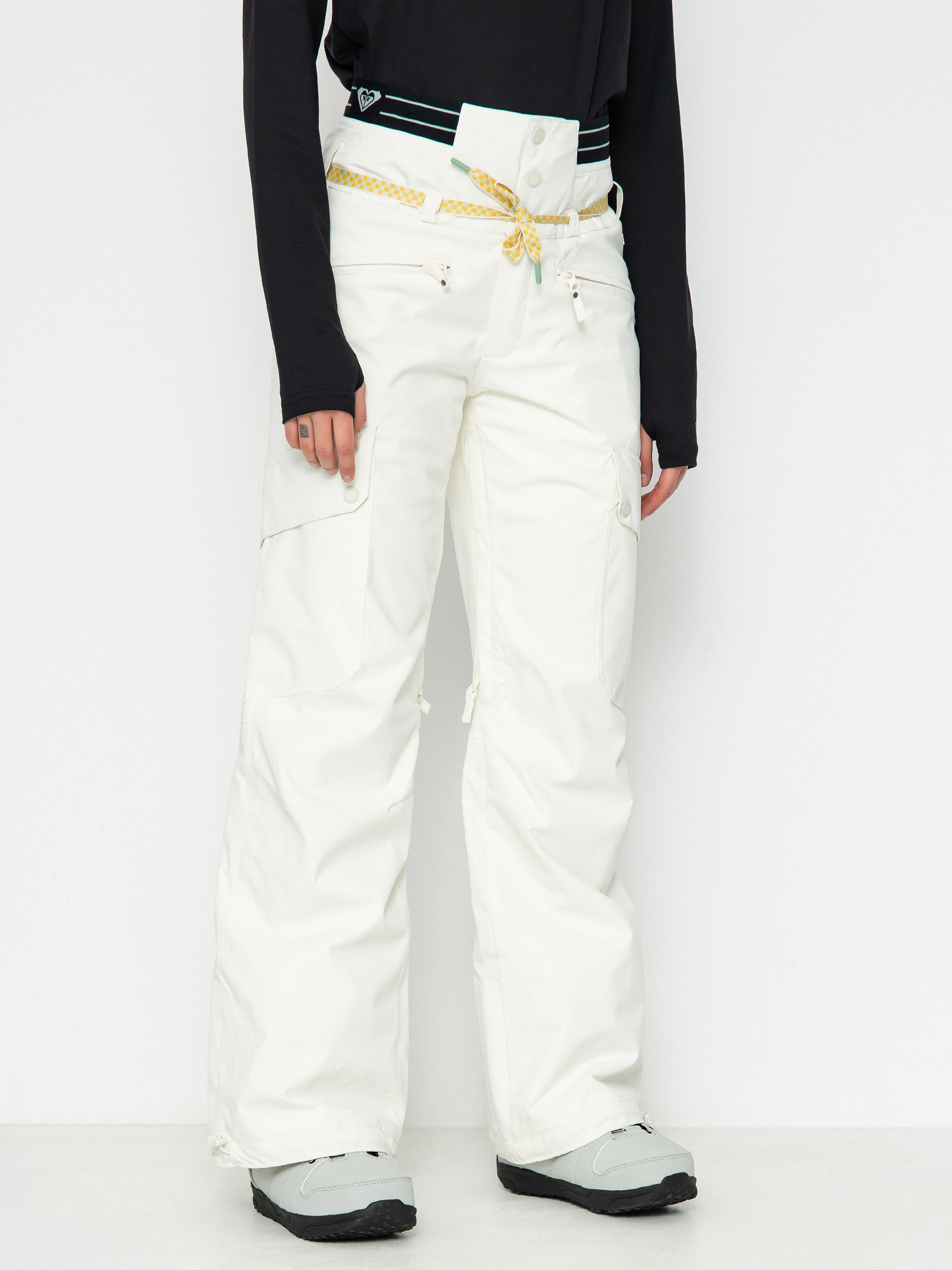 Dámske Snowboardové nohavice Roxy Passive Lines (egret)