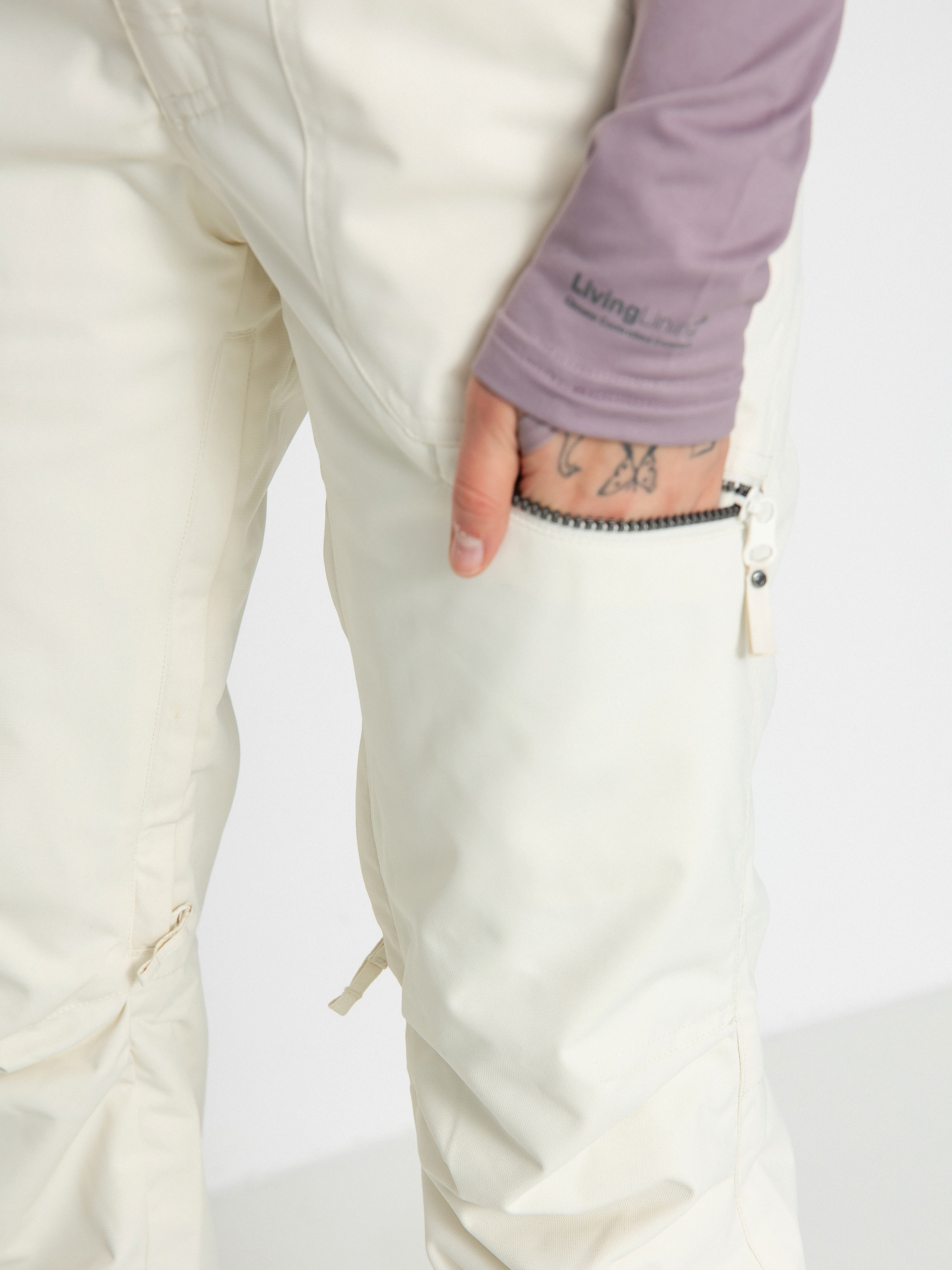 Dámske Snowboardové nohavice Roxy Nadia (egret)