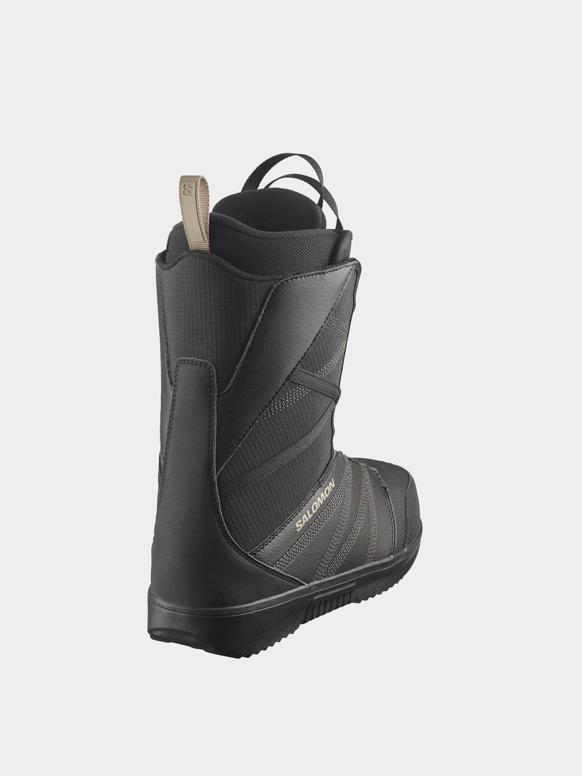 Pánske Obuv na snowboard Salomon Titan Boa (black/black/roasted cashew)