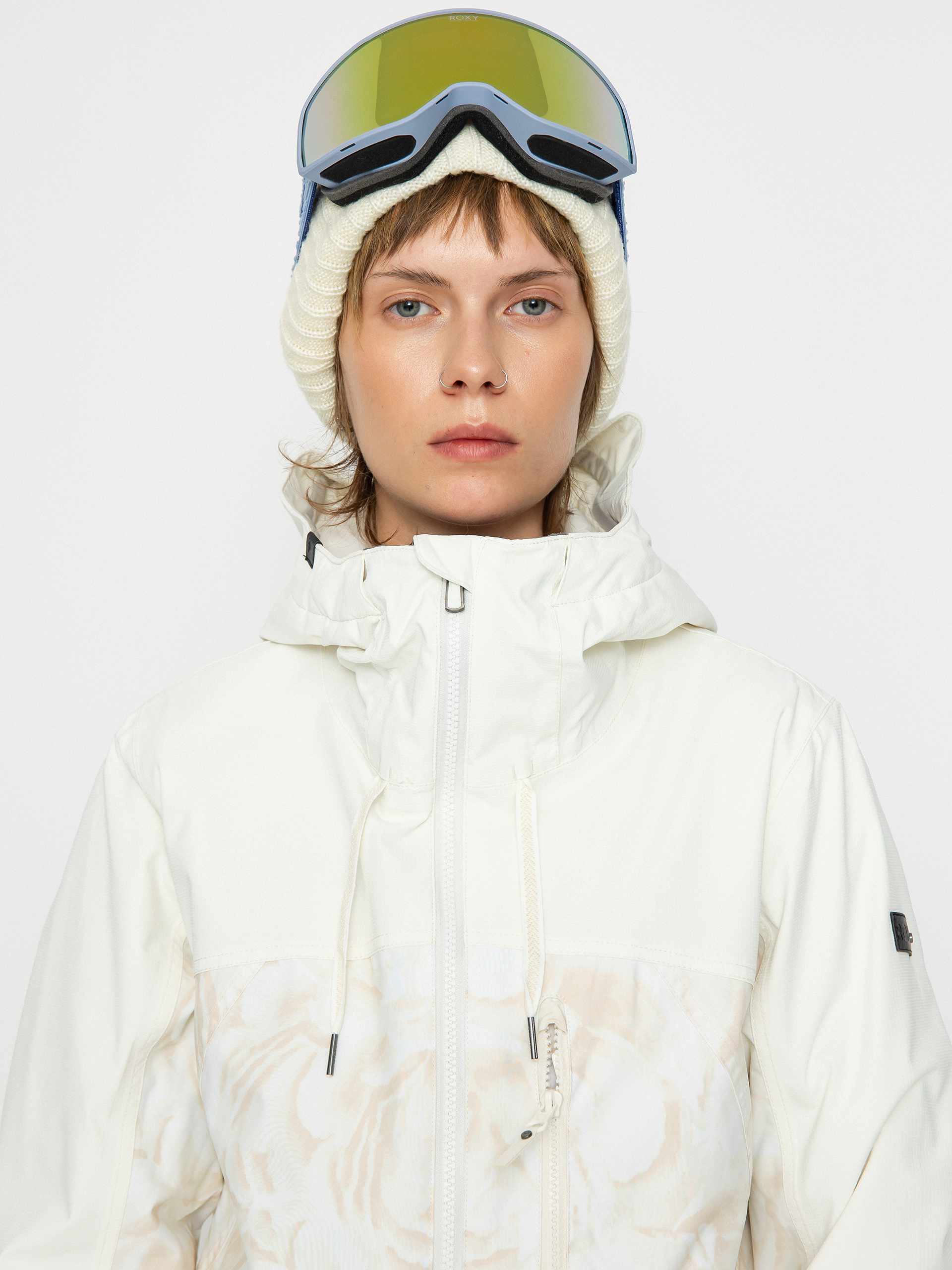 Dámska Snowboardová bunda Roxy Stated (egret glow)