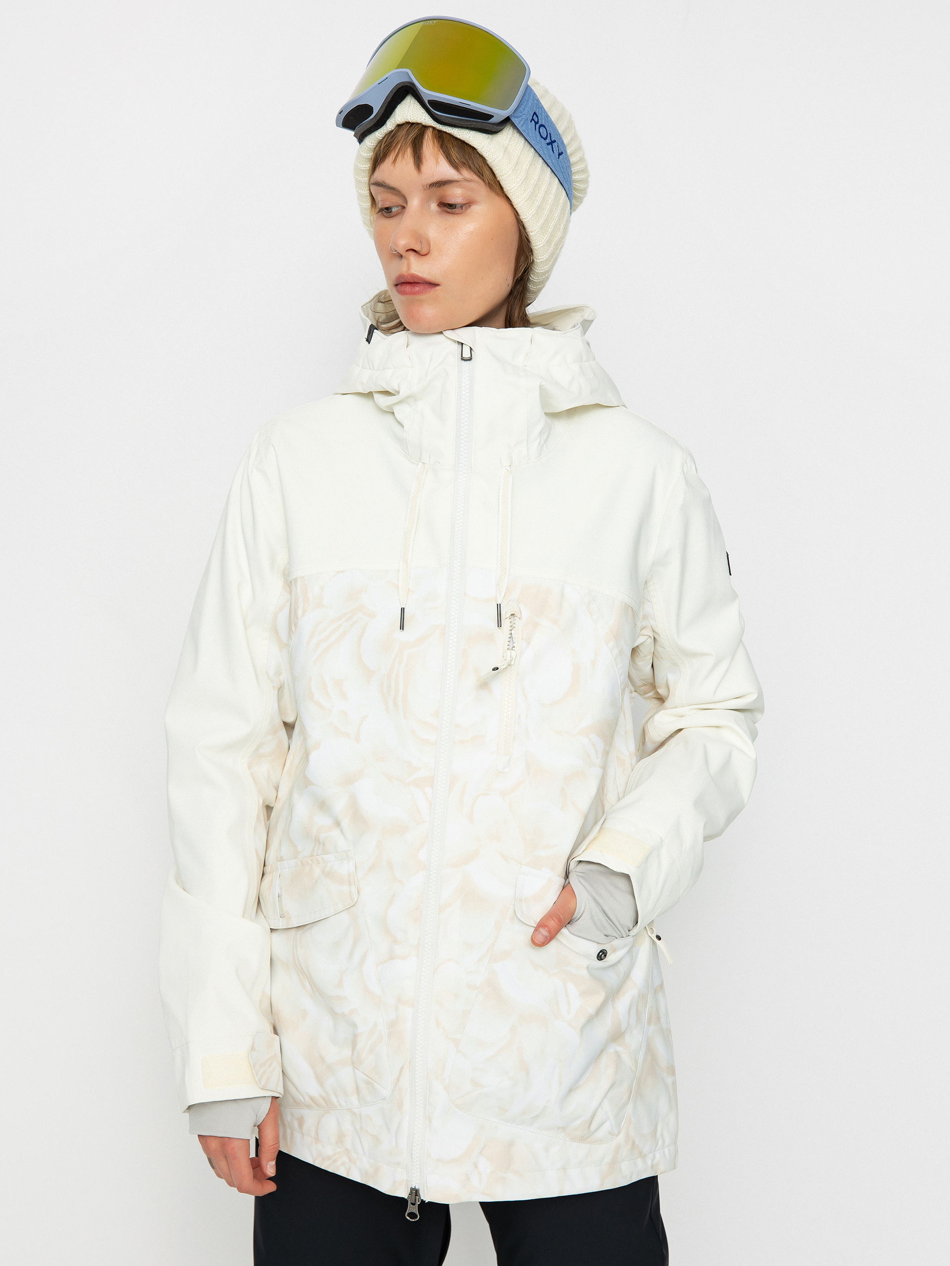 Dámska Snowboardová bunda Roxy Stated (egret glow)