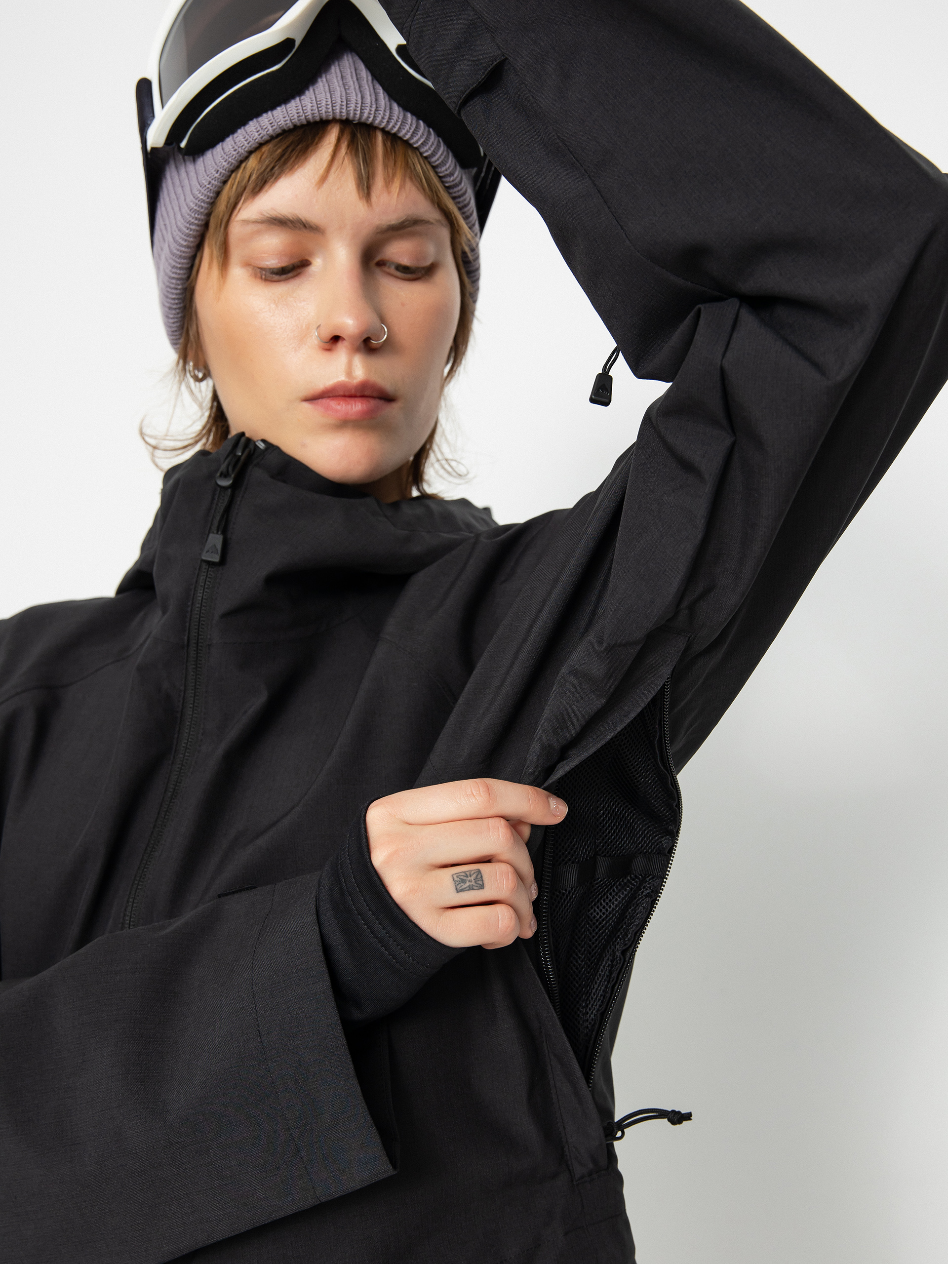 Dámska Snowboardová bunda Burton Lalik (true black)