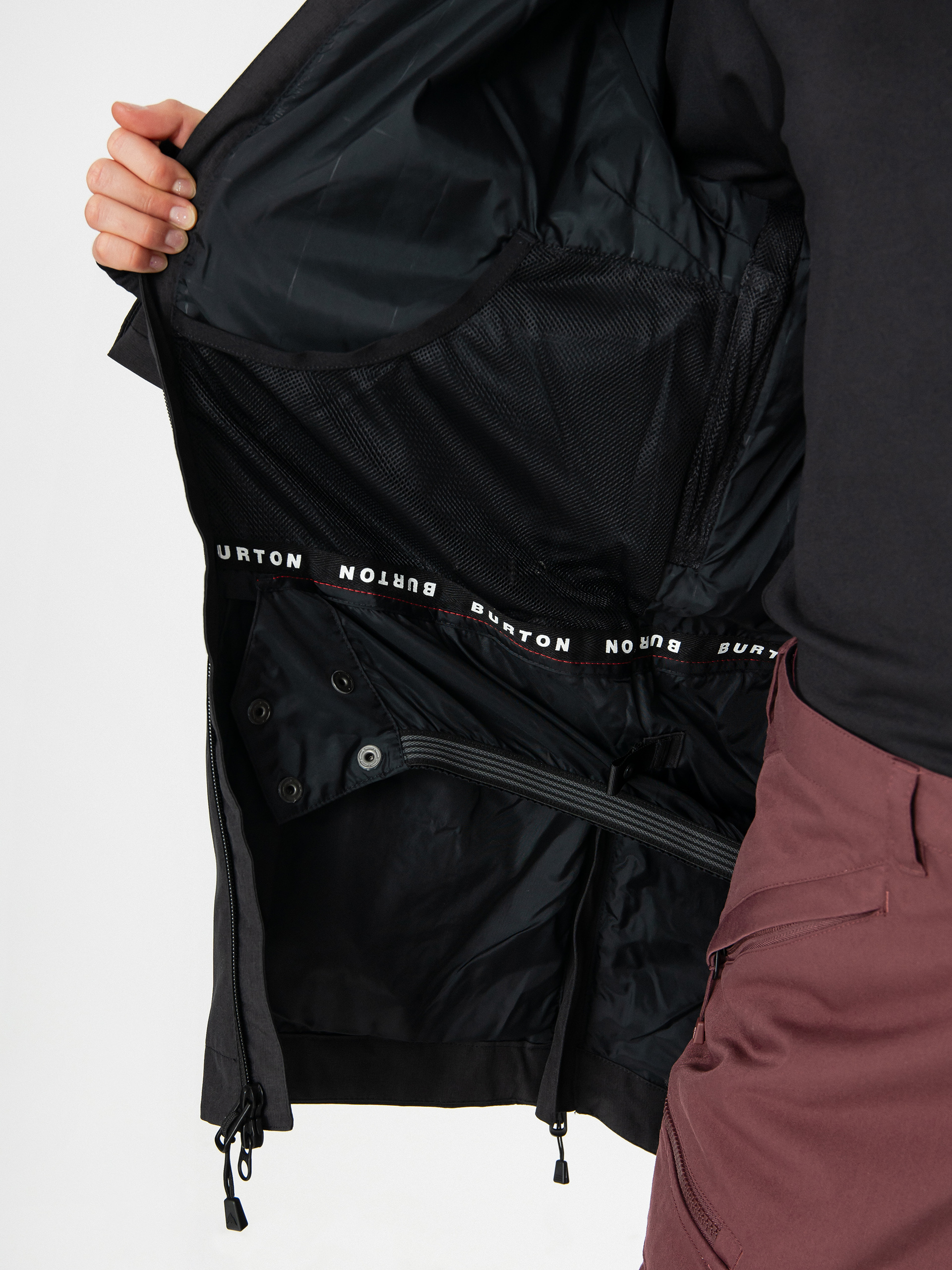 Dámska Snowboardová bunda Burton Lalik (true black)