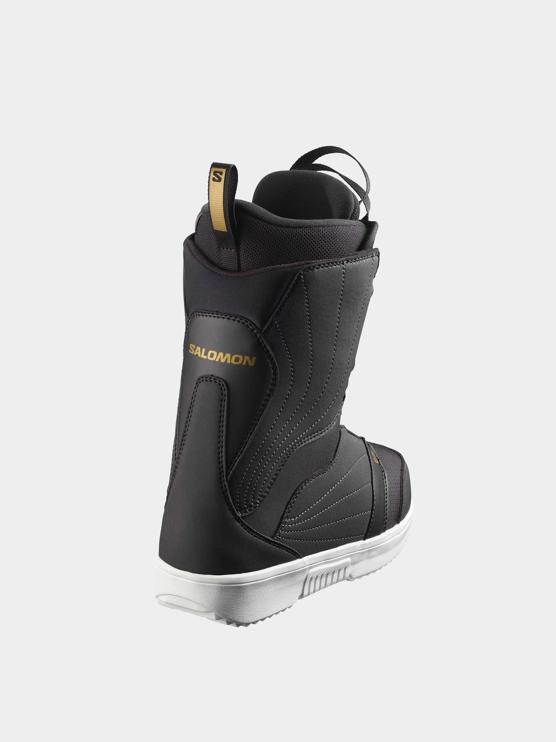 Dámske Obuv na snowboard Salomon Pearl Boa (black/white/gold)